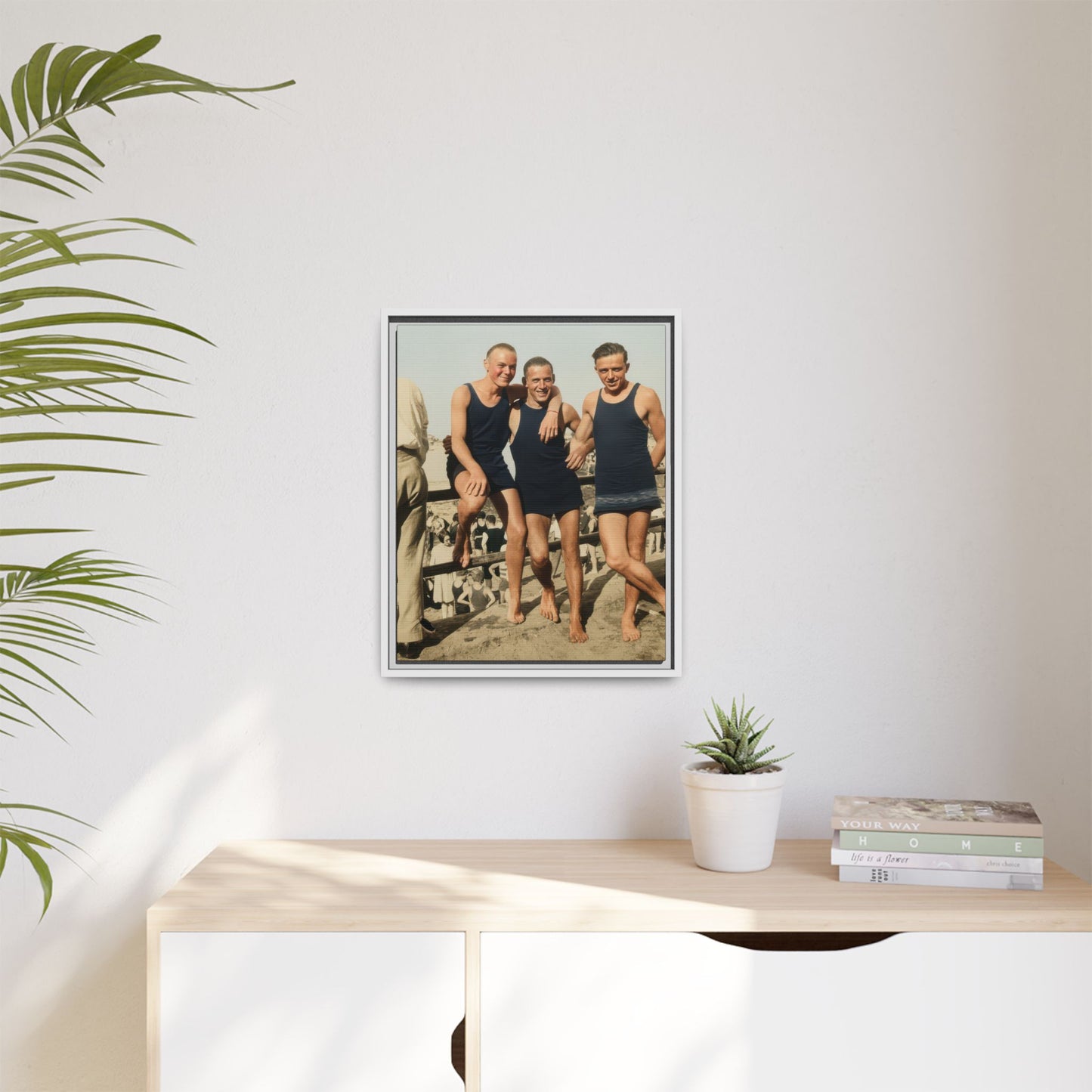nager 044 | Framed Vintage Photo - Matte Canvas