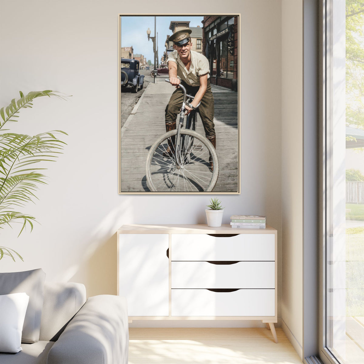 celibataire 007 | Framed Vintage Photo - Matte Canvas