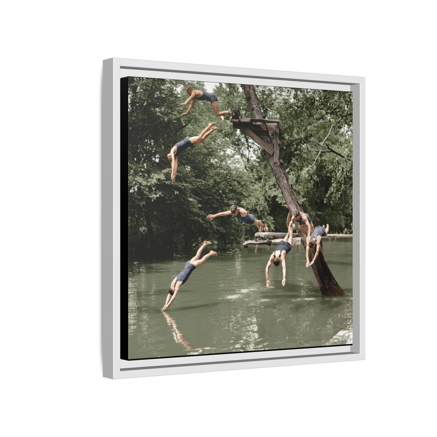 nager 005 | Framed Vintage Photo - Matte Canvas