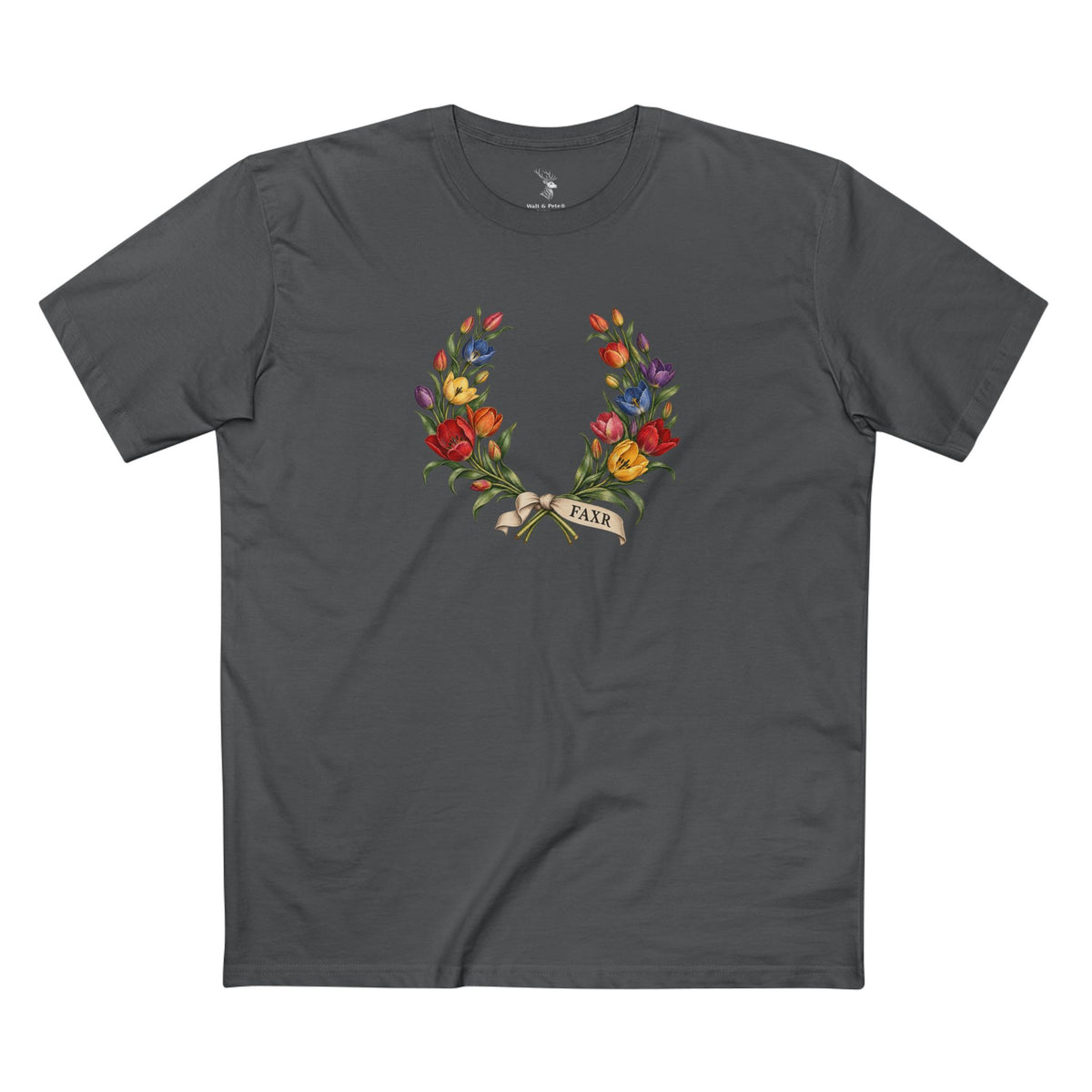 Uzbek Wild Tulip Faxr Pride Laurel Wreath T-Shirt — Becoming