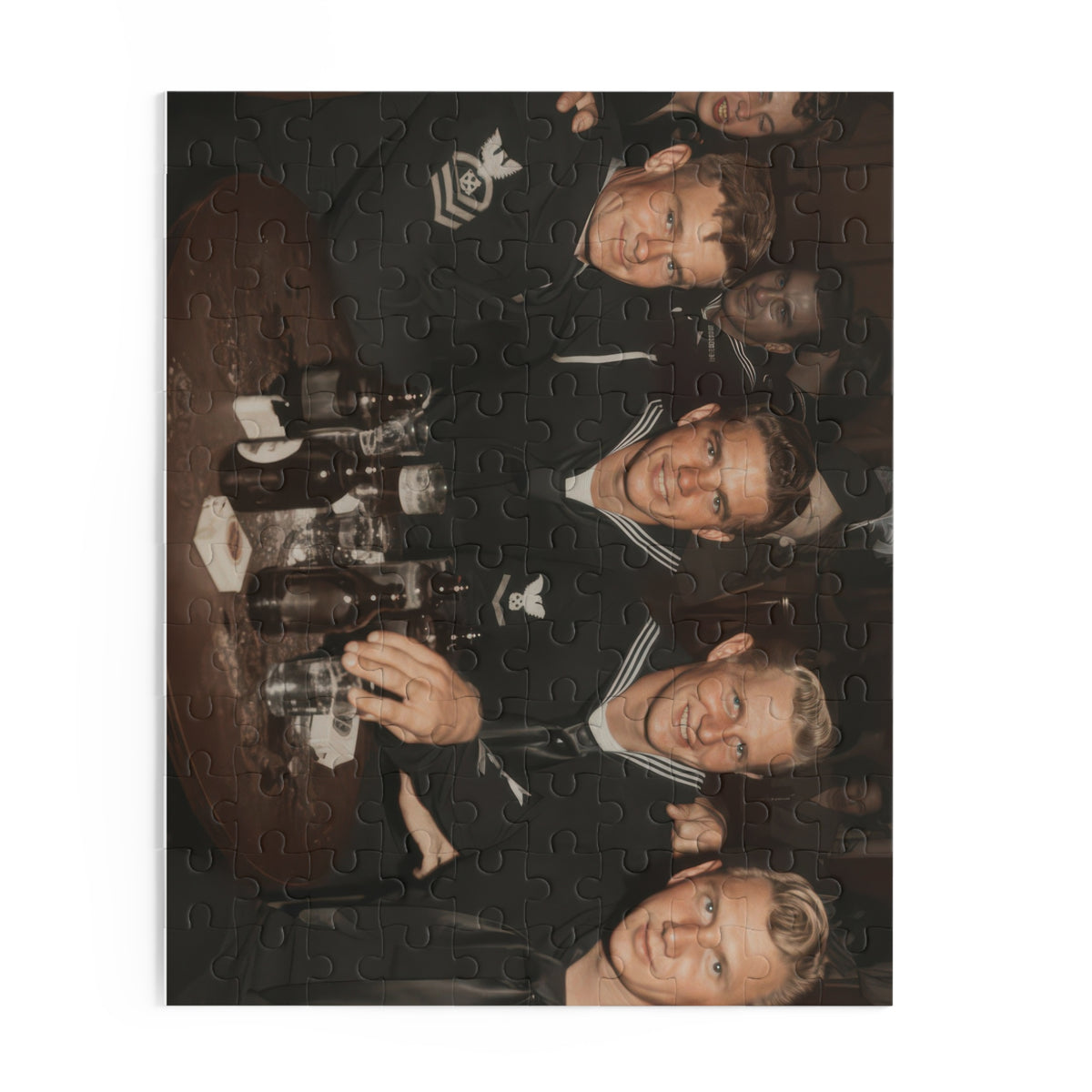 Four Sailors at the Table Jigsaw Puzzle | LGBTQ+ Heritage | hommes 007