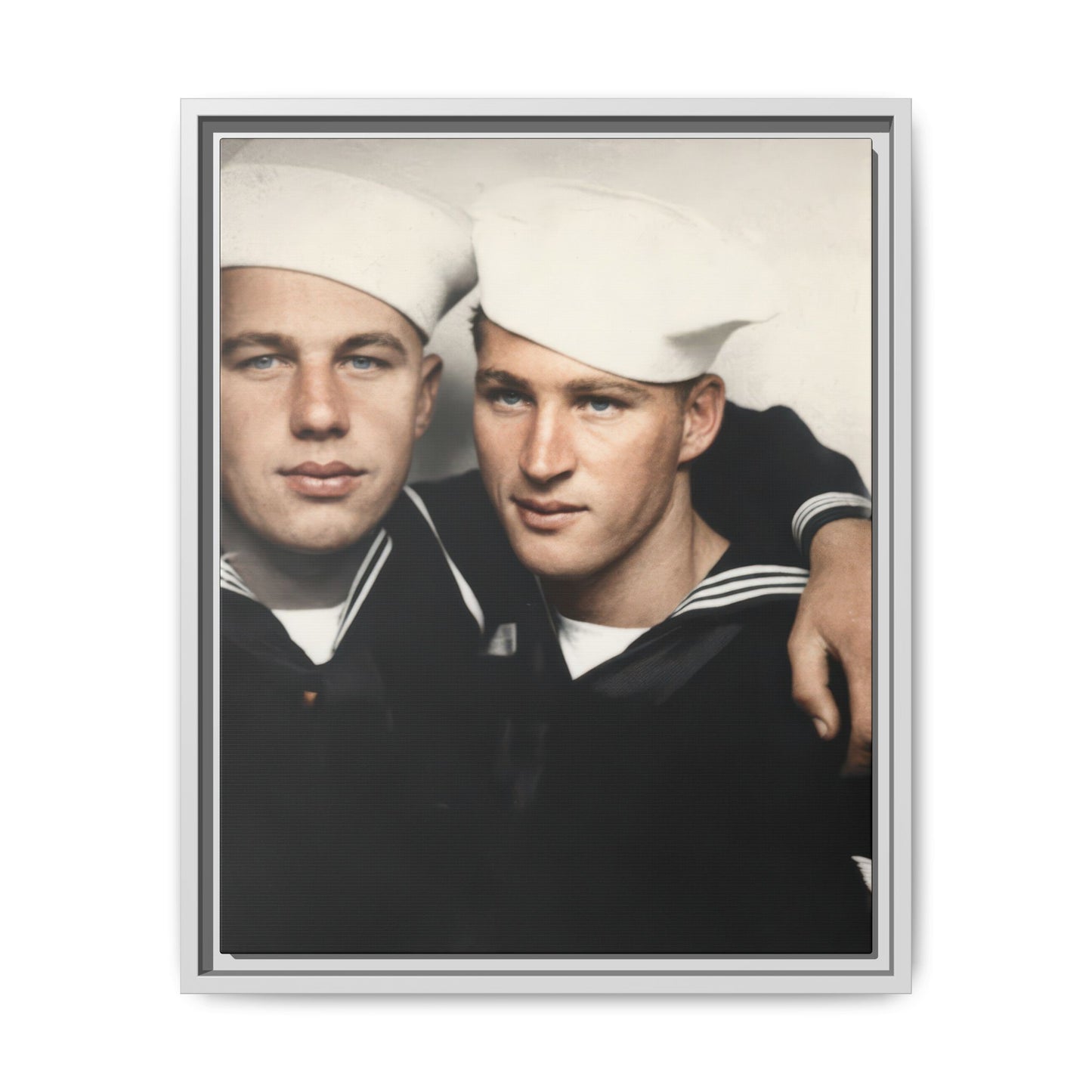 paire 078 | Framed Vintage Photo - Matte Canvas