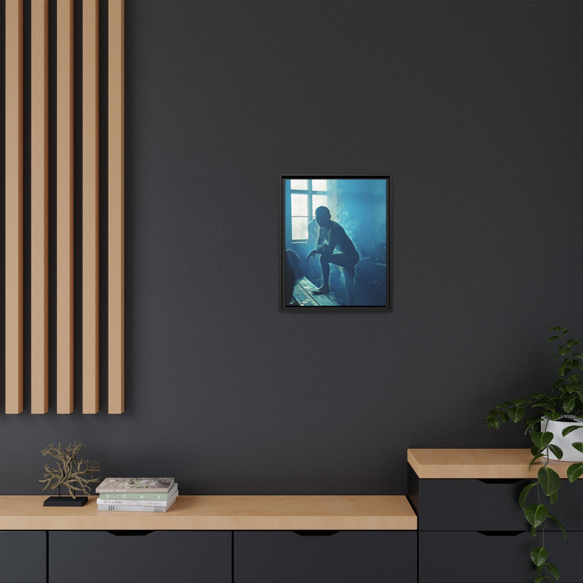 celibataire 044 | Framed Vintage Photo - Matte Canvas