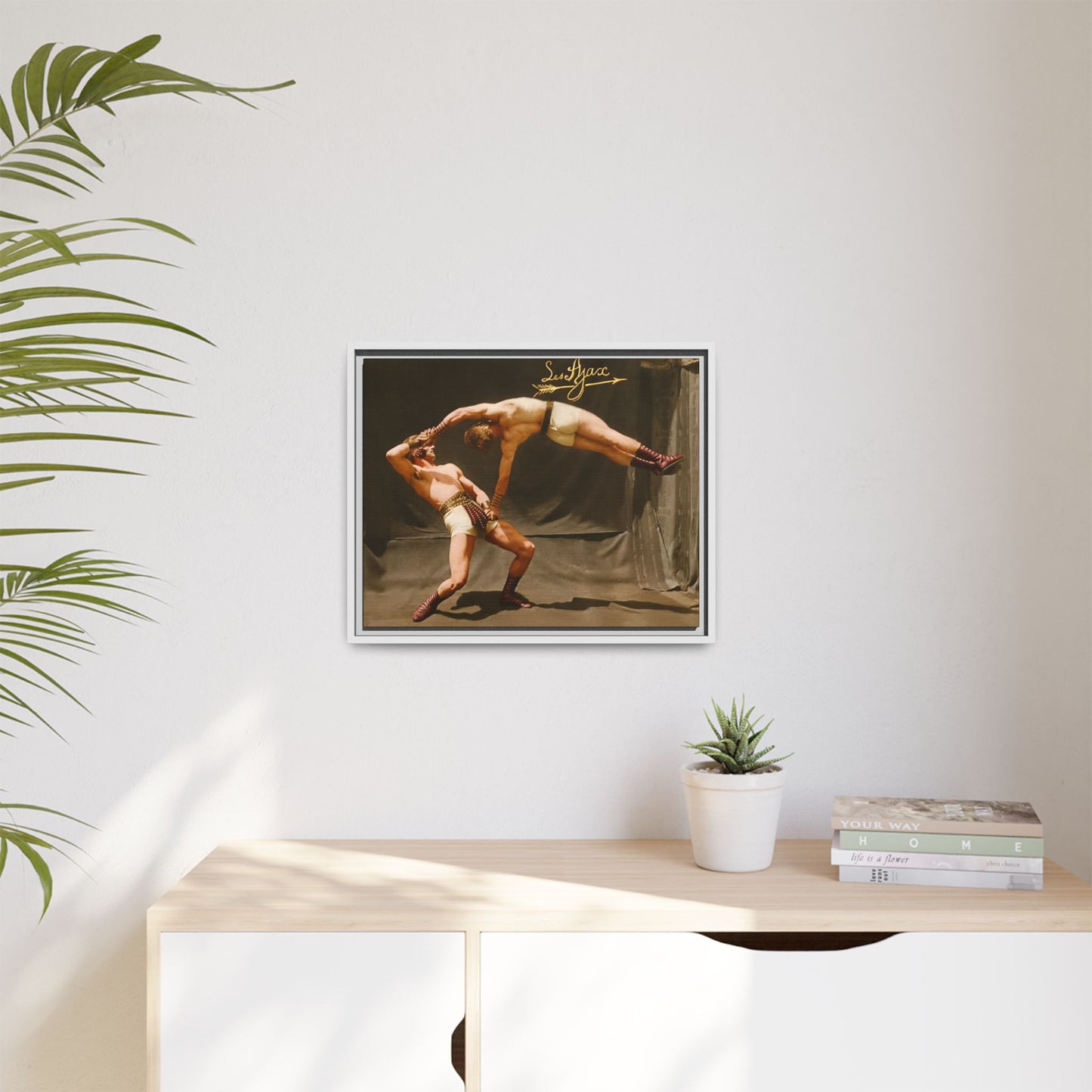 athlétisme 013 | Framed Vintage Photo - Matte Canvas