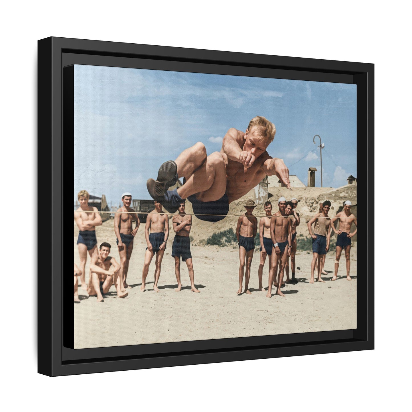 nager 039 | Framed Vintage Photo - Matte Canvas