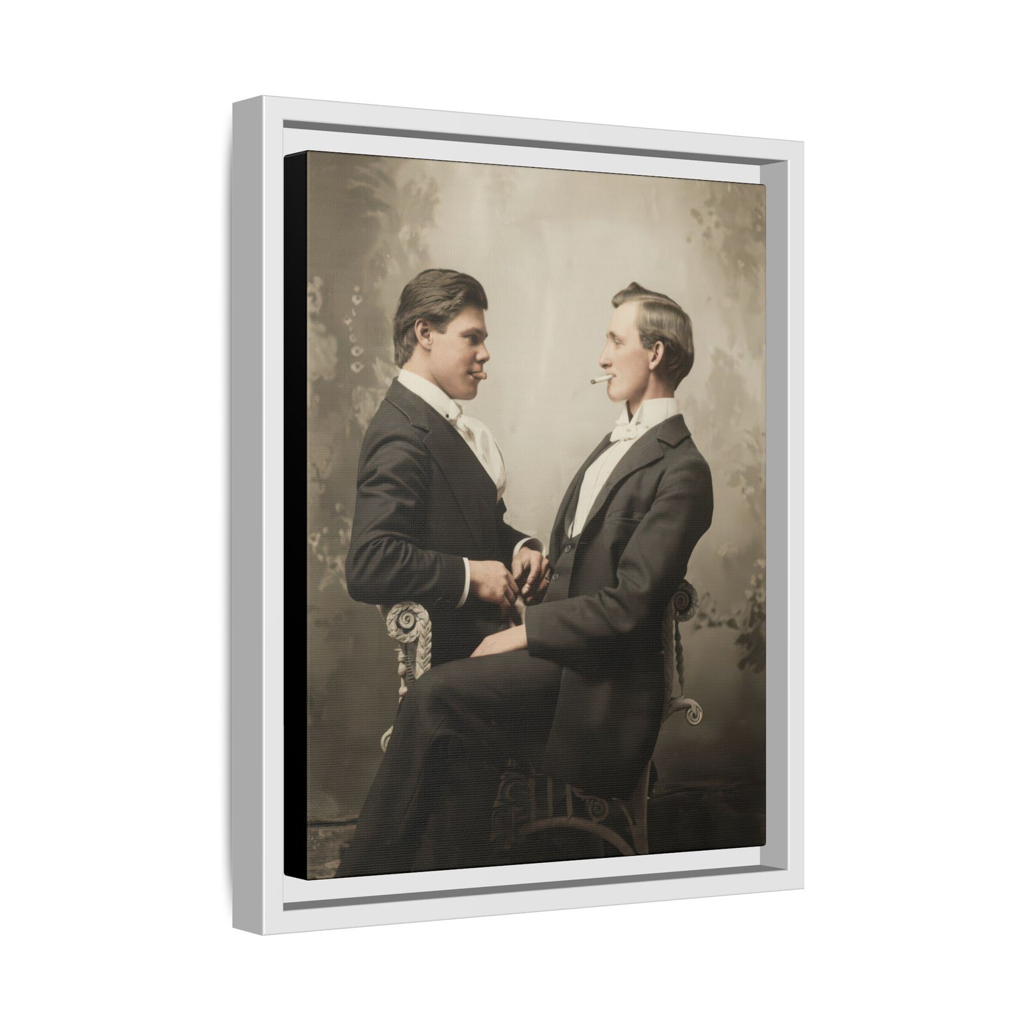 paire 106 | Framed Vintage Photo - Matte Canvas