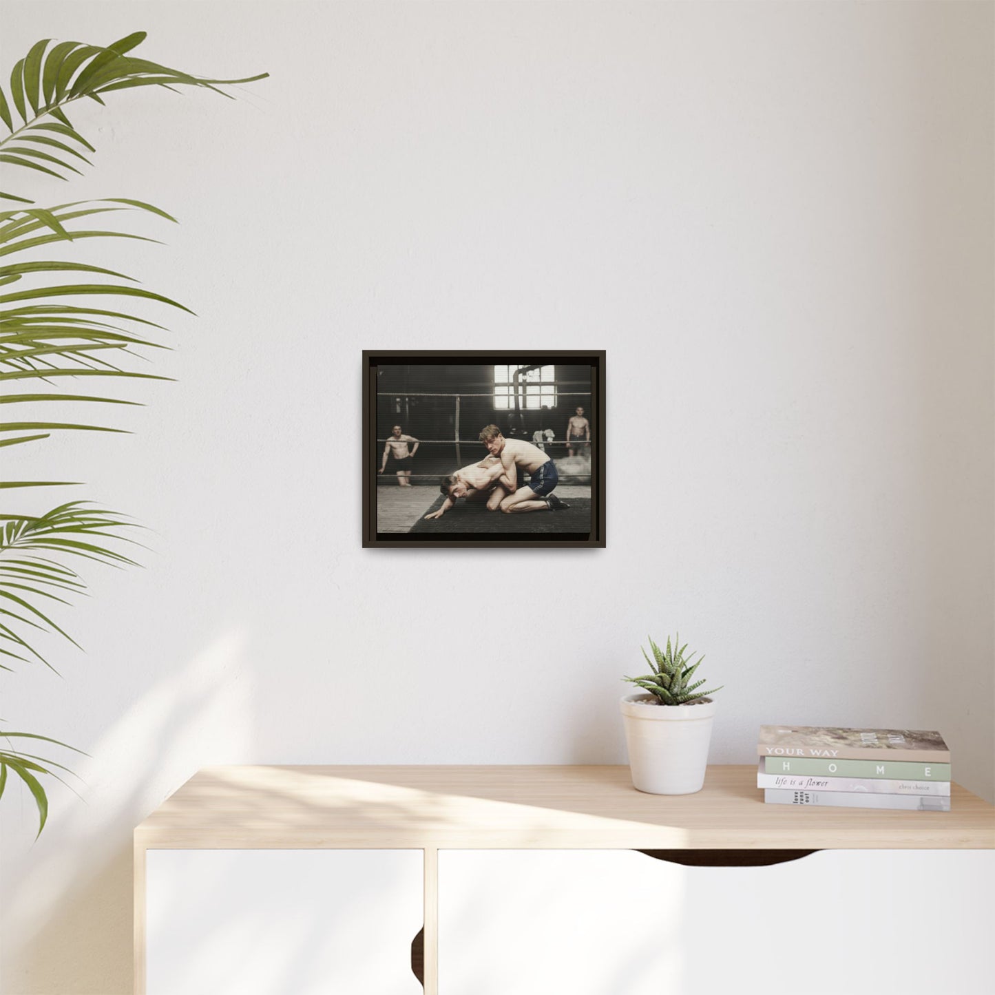 athlétisme 005 | Framed Vintage Photo - Matte Canvas