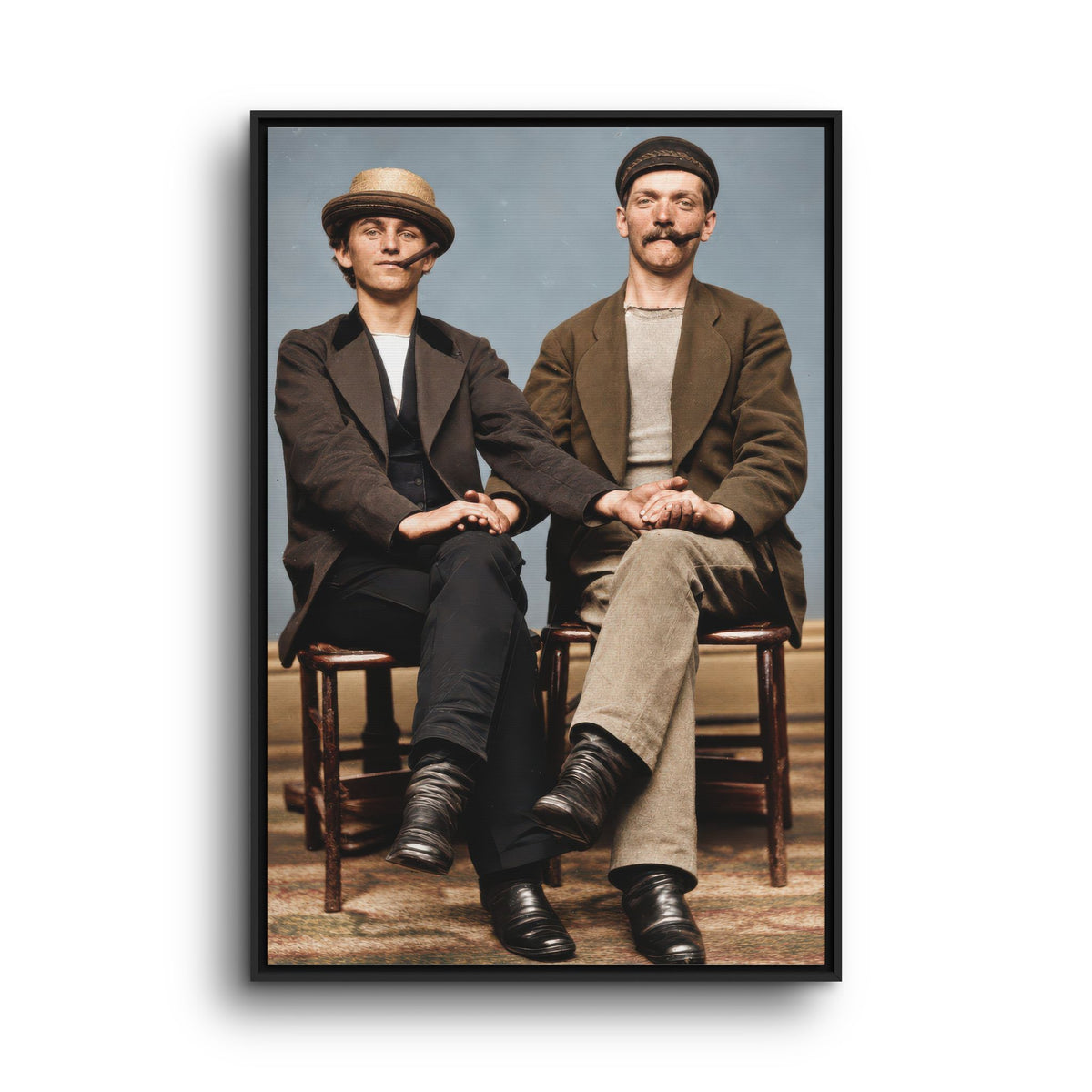 paire 170 | Framed Vintage Photo - Matte Canvas