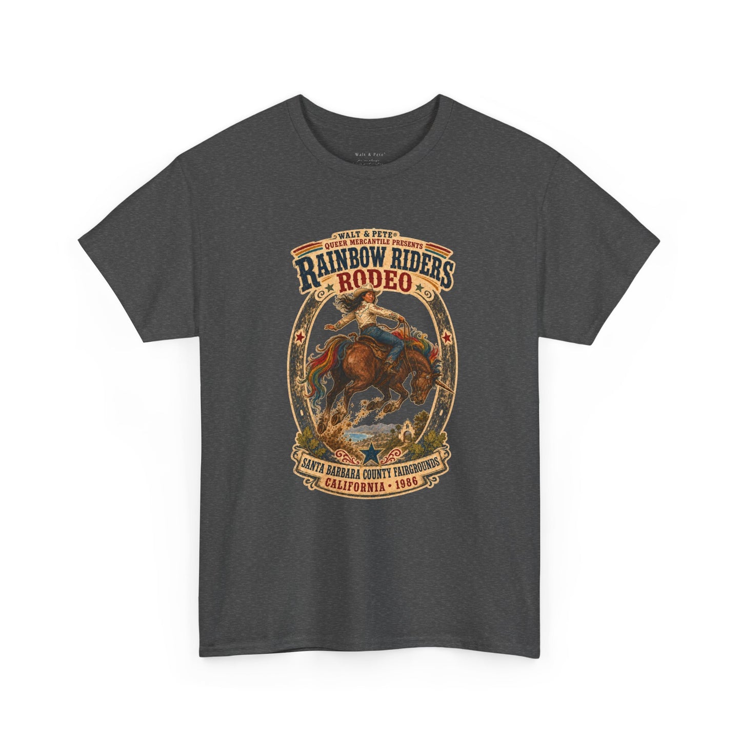 Copy of Copy of Rainbow Riders Rodeo Arizona 1972 Pride T-Shirt | Queer Cowgirl Tee