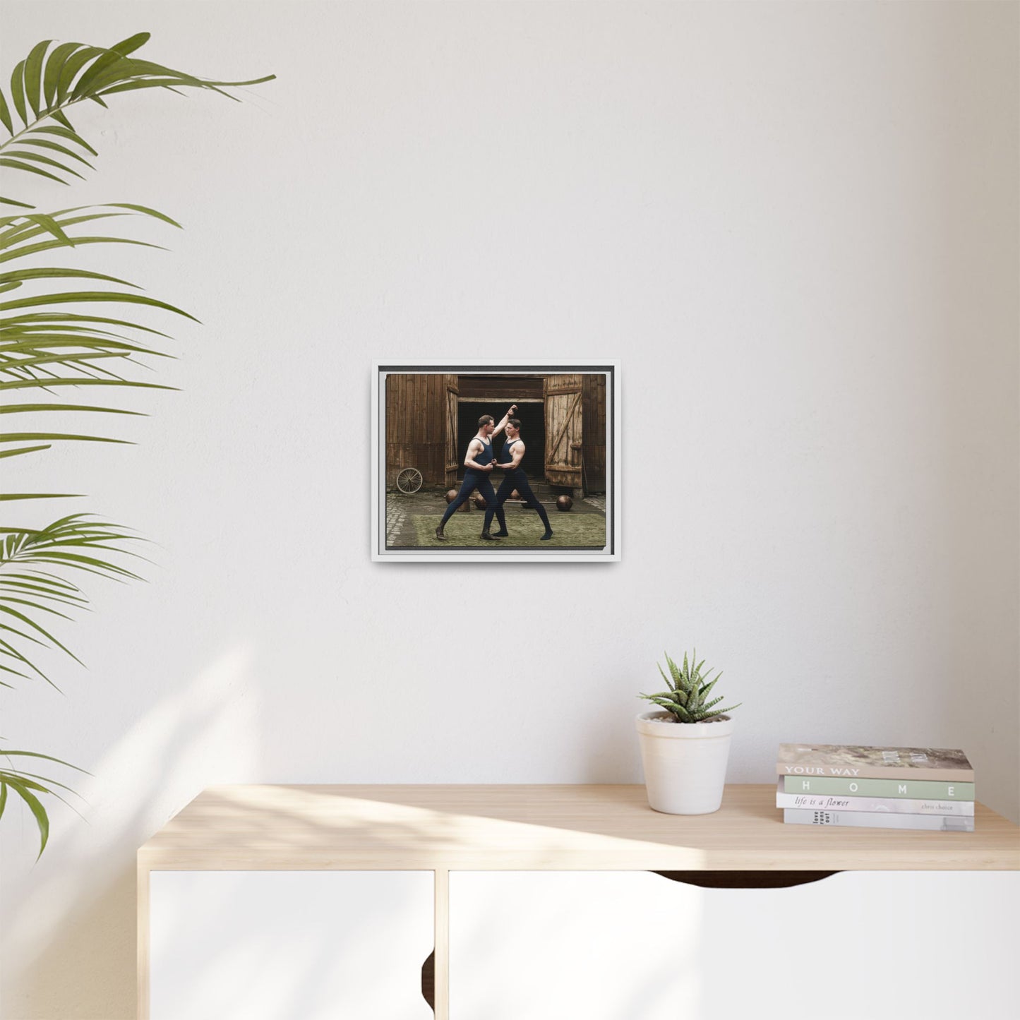 athlétisme 036 | Framed Vintage Photo - Matte Canvas