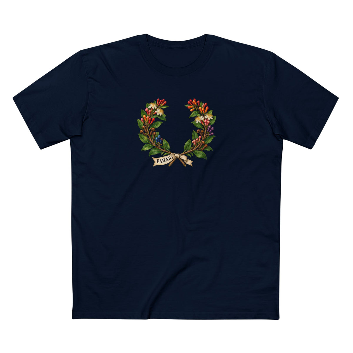 Tanzanian Clove Fahari Pride T-Shirt | Swahili Laurel Wreath Tee
