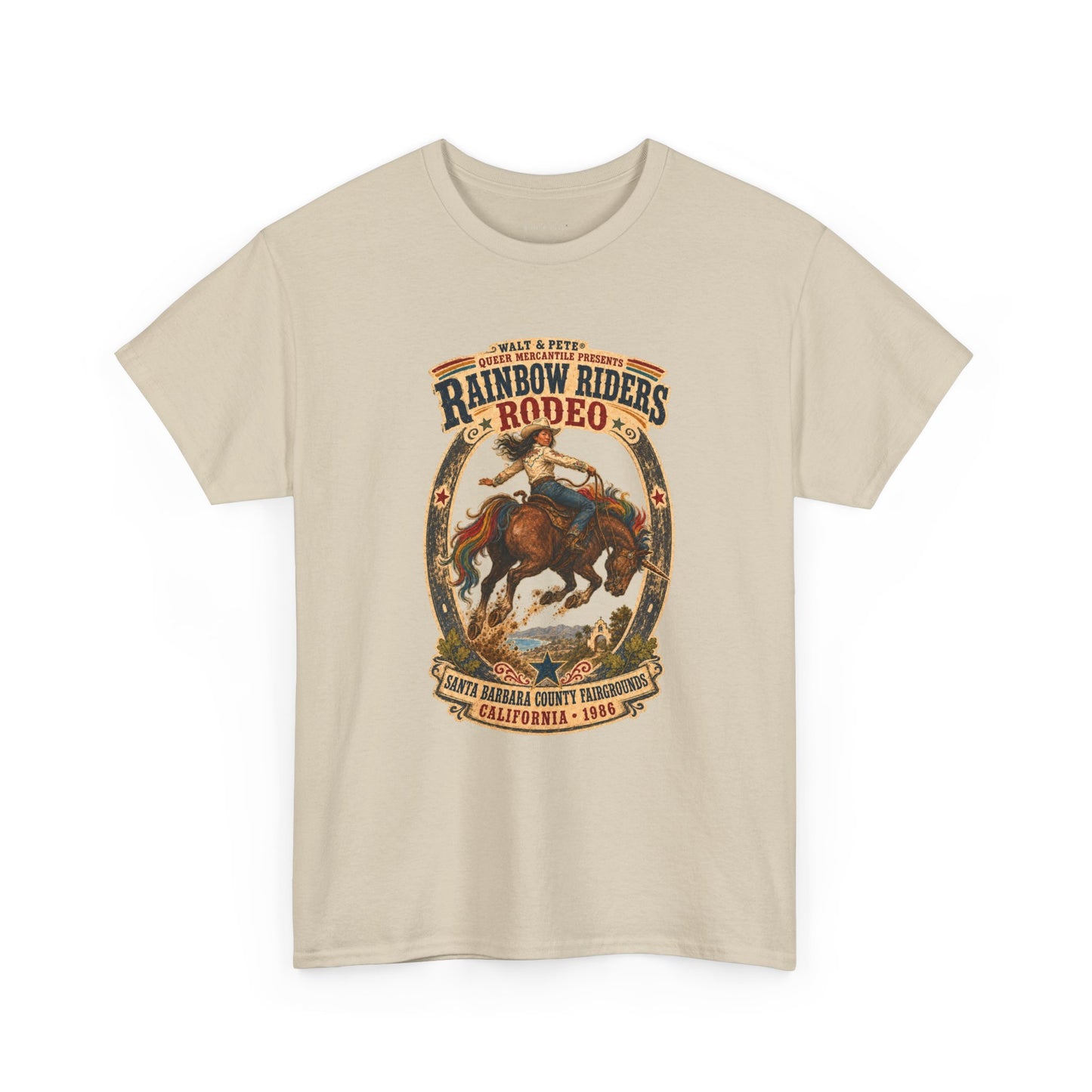 Copy of Copy of Rainbow Riders Rodeo Arizona 1972 Pride T-Shirt | Queer Cowgirl Tee