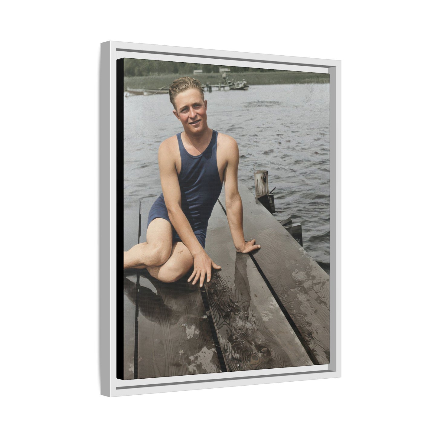 nager 038 | Framed Vintage Photo - Matte Canvas