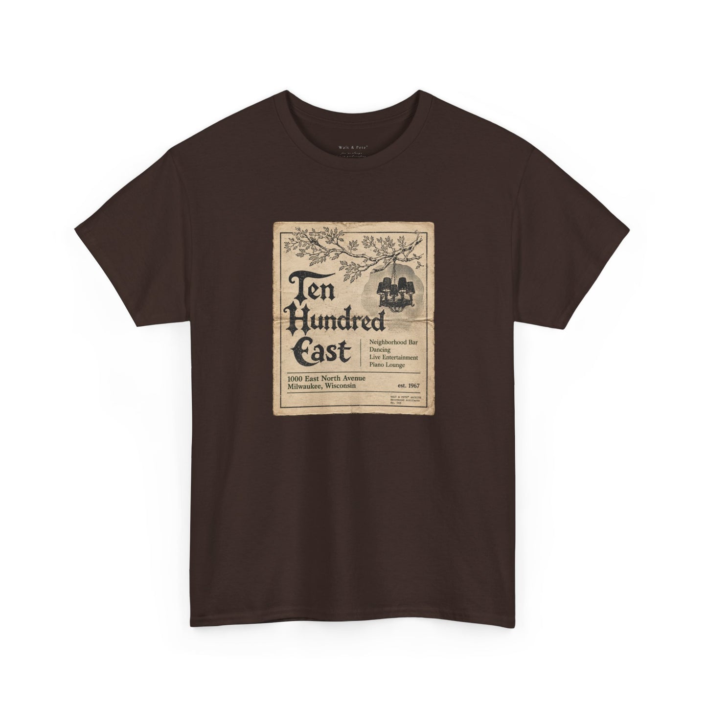 Ten Hundred East | Milwaukee Historic LGBTQ Bar T-Shirt – Recovered GPU News Advertisement