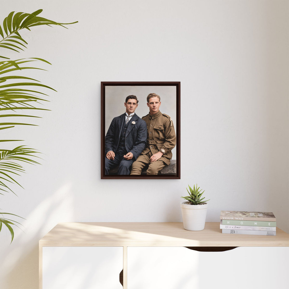 paire 169 | Framed Vintage Photo - Matte Canvas