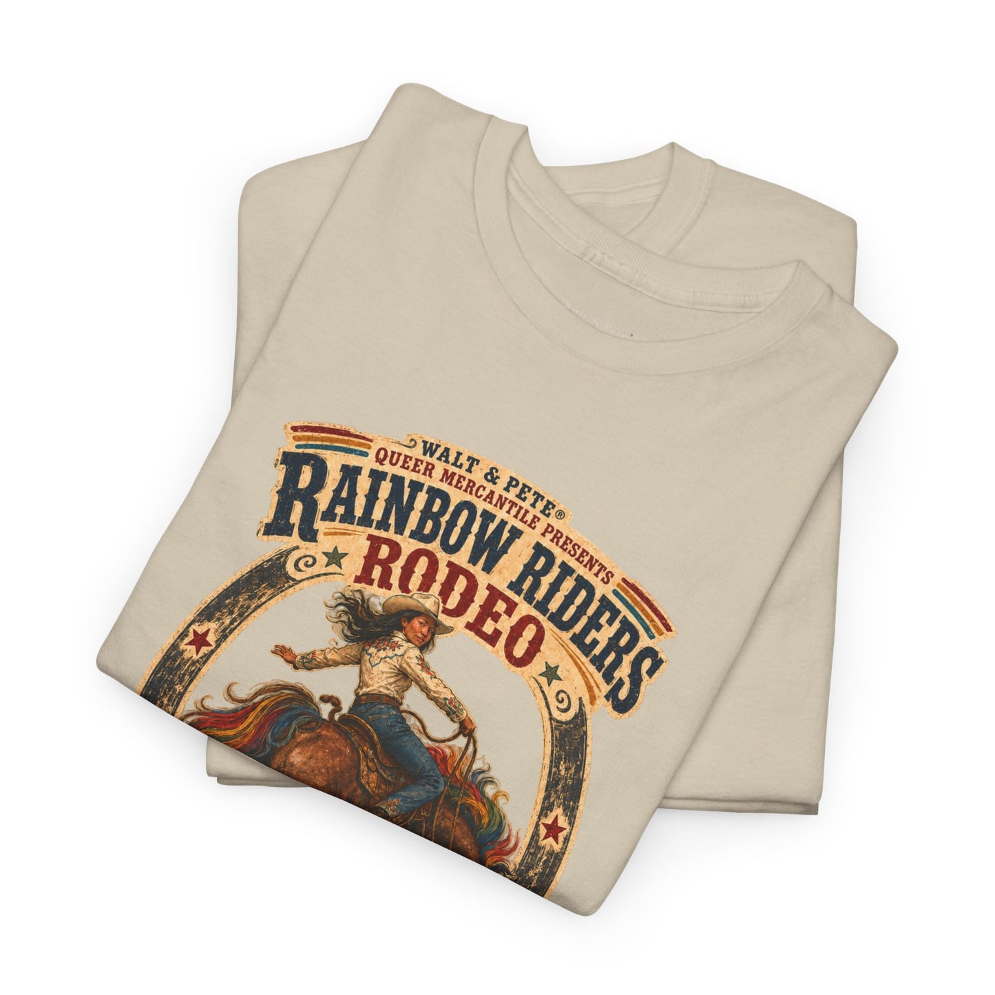 Copy of Copy of Rainbow Riders Rodeo Arizona 1972 Pride T-Shirt | Queer Cowgirl Tee