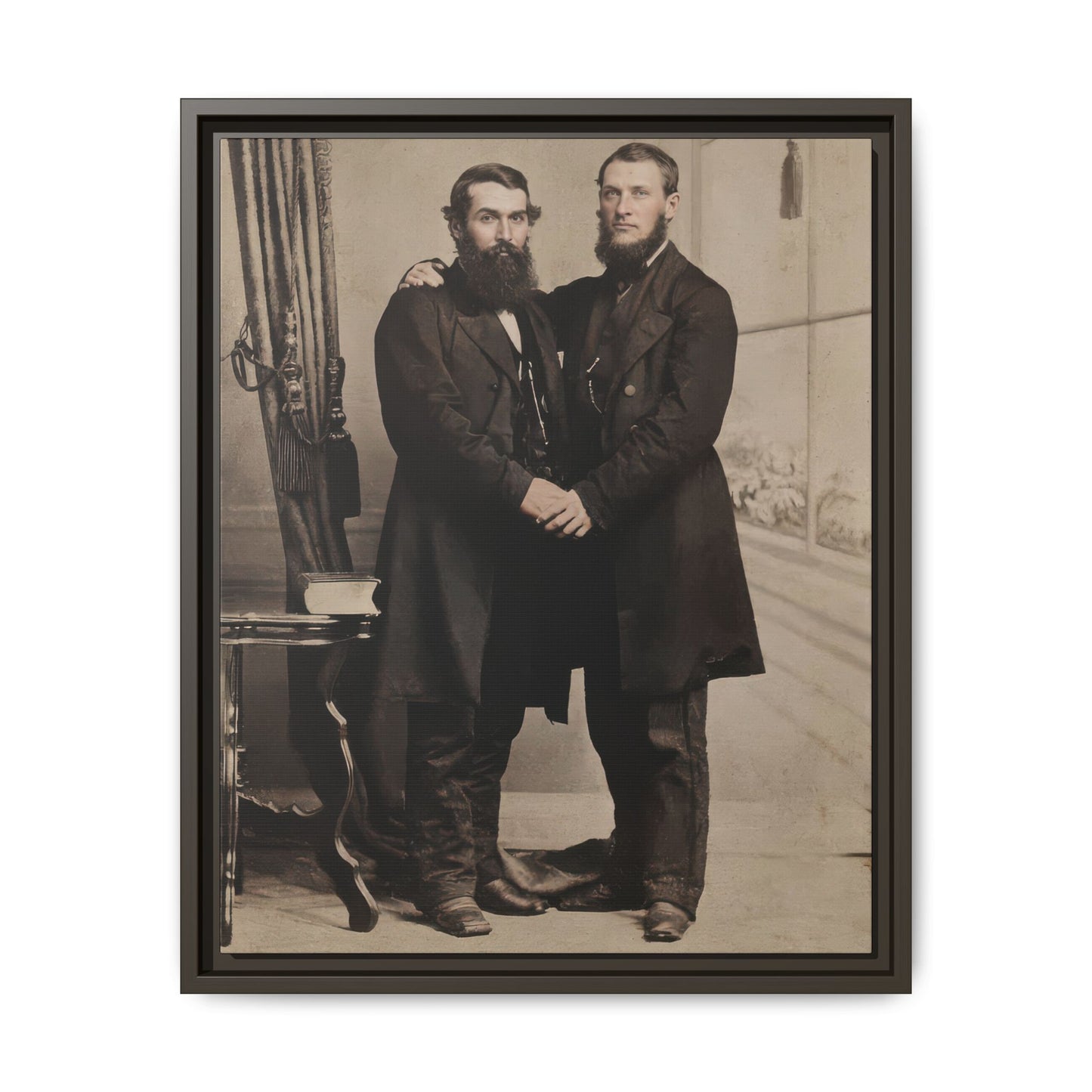 paire 022 | Framed Vintage Photo - Matte Canvas