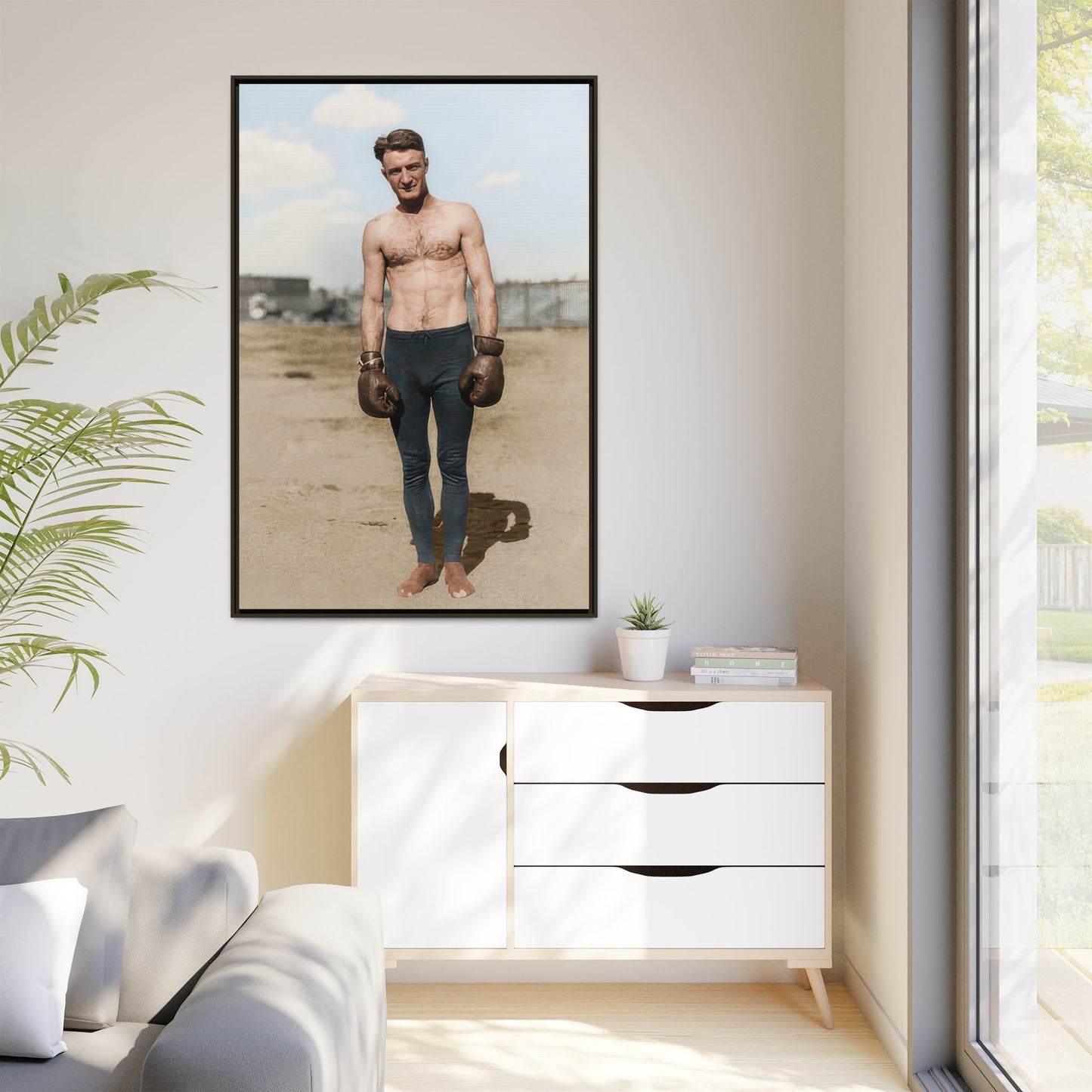 Copy of athlétisme 039 | Framed Vintage Photo - Matte Canvas