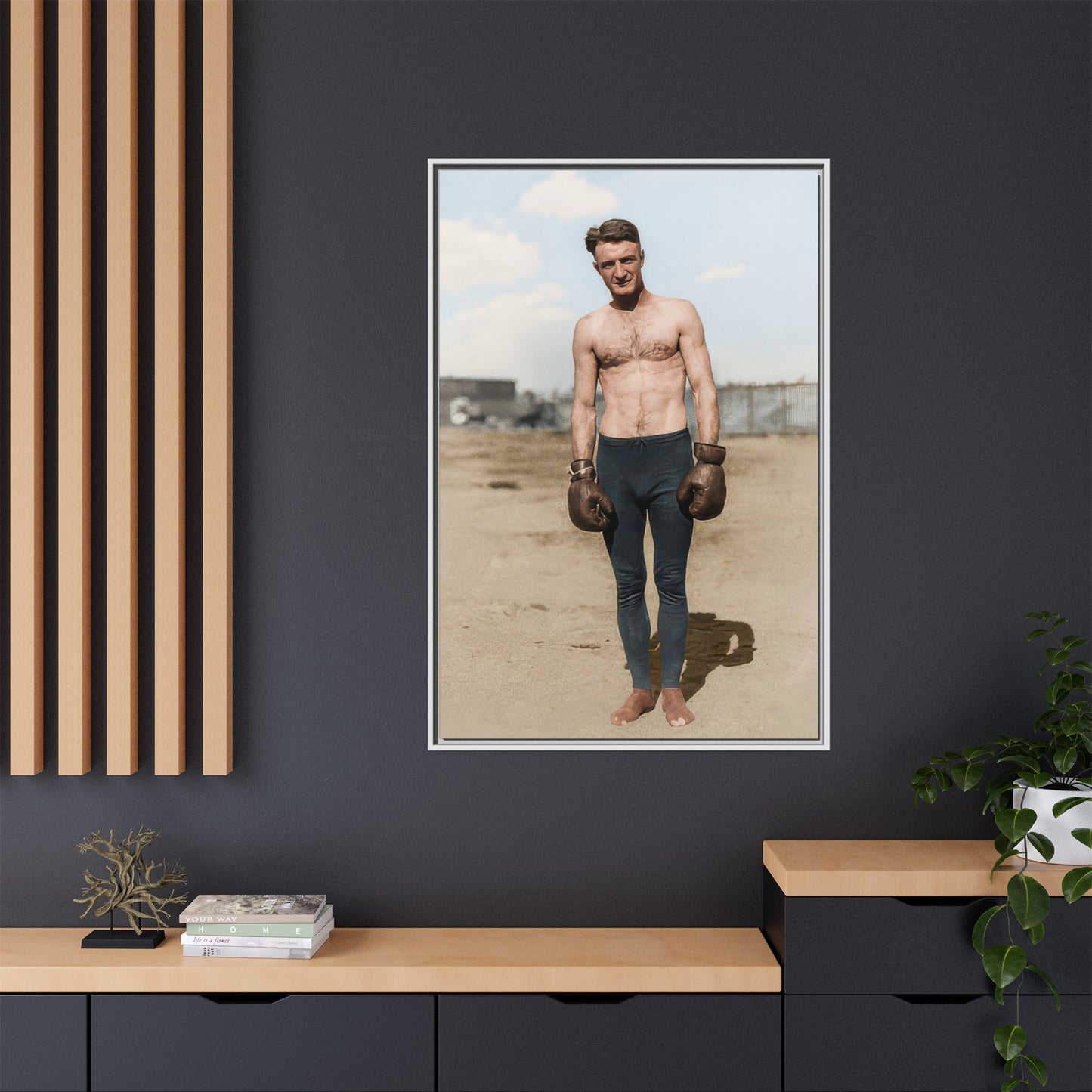 Copy of athlétisme 039 | Framed Vintage Photo - Matte Canvas