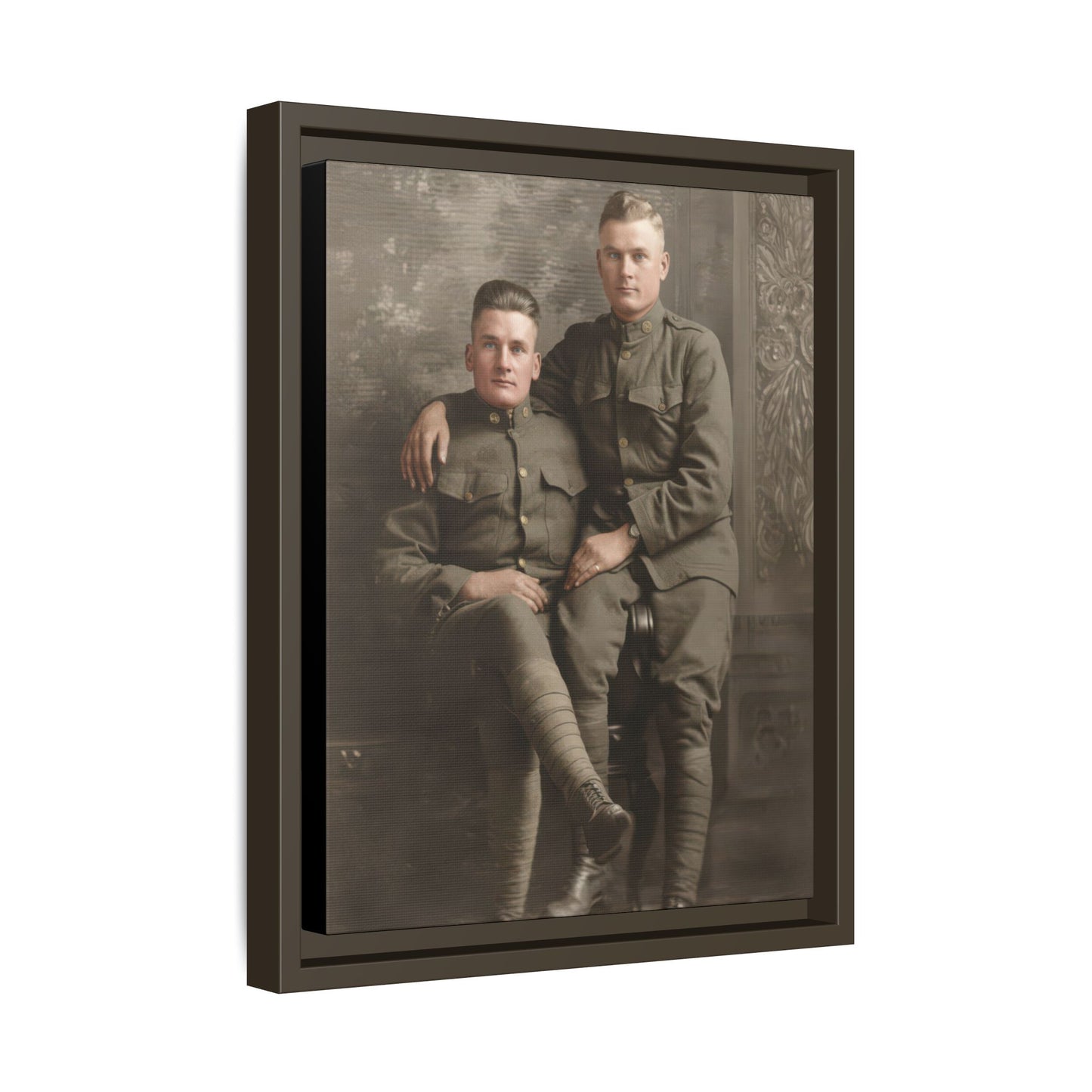 paire 114 | Framed Vintage Photo - Matte Canvas