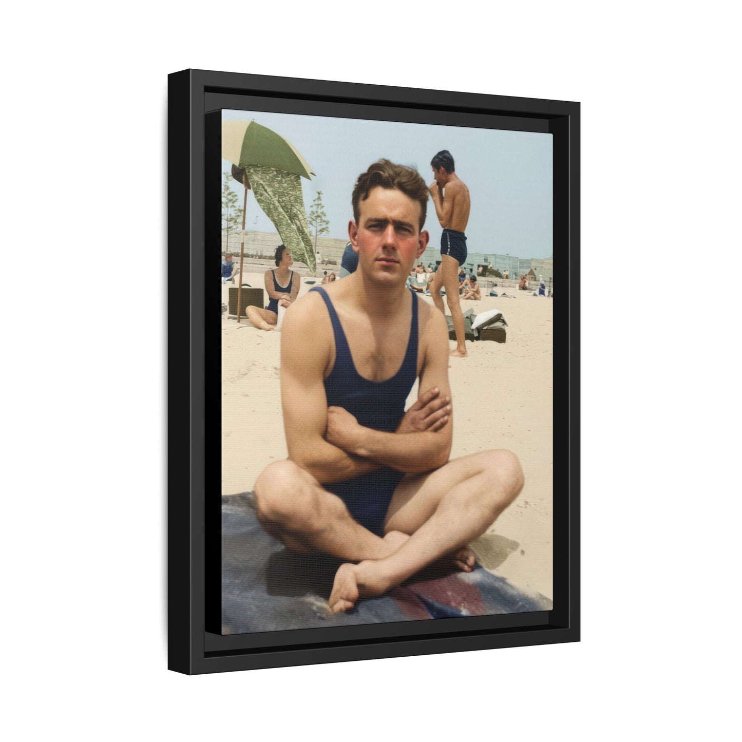 nager 047 | Framed Vintage Photo - Matte Canvas