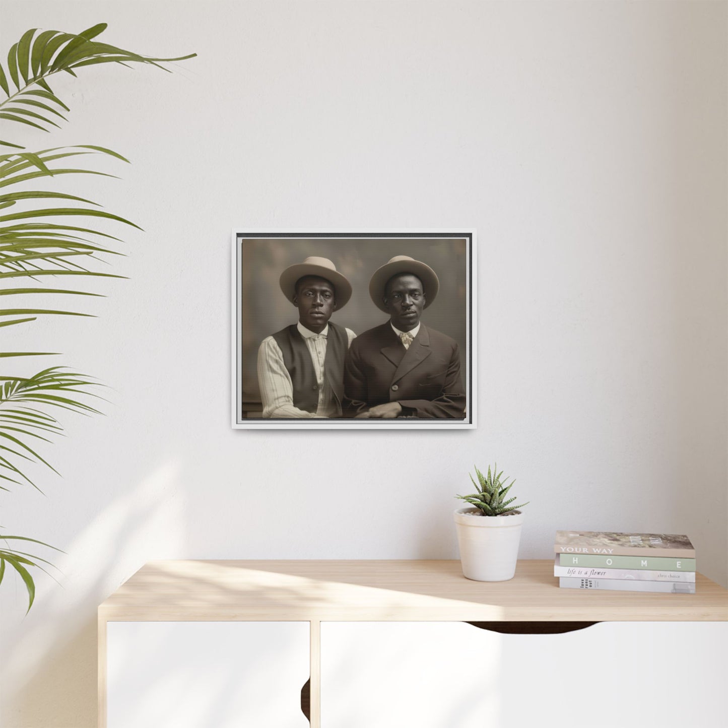 paire 103 | Framed Vintage Photo - Matte Canvas