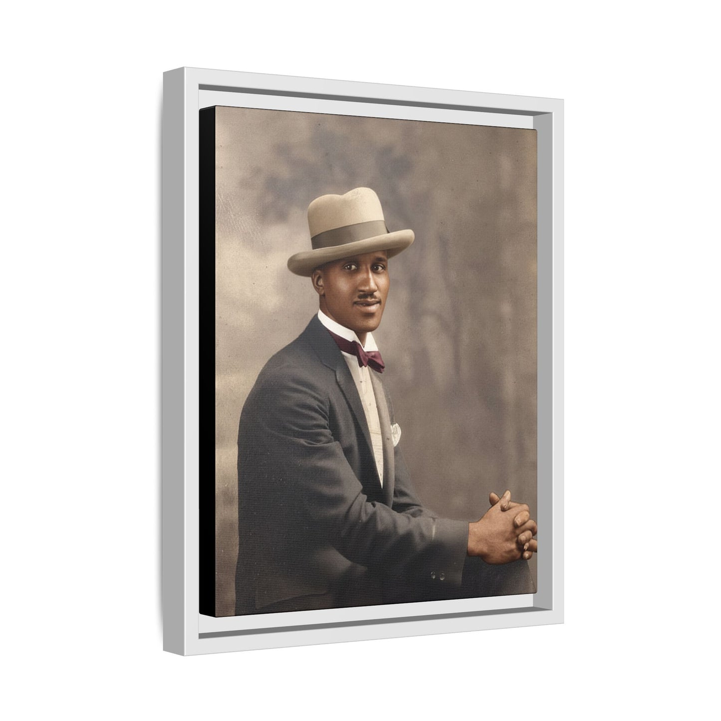 celibataire 004 | Framed Vintage Photo - Matte Canvas