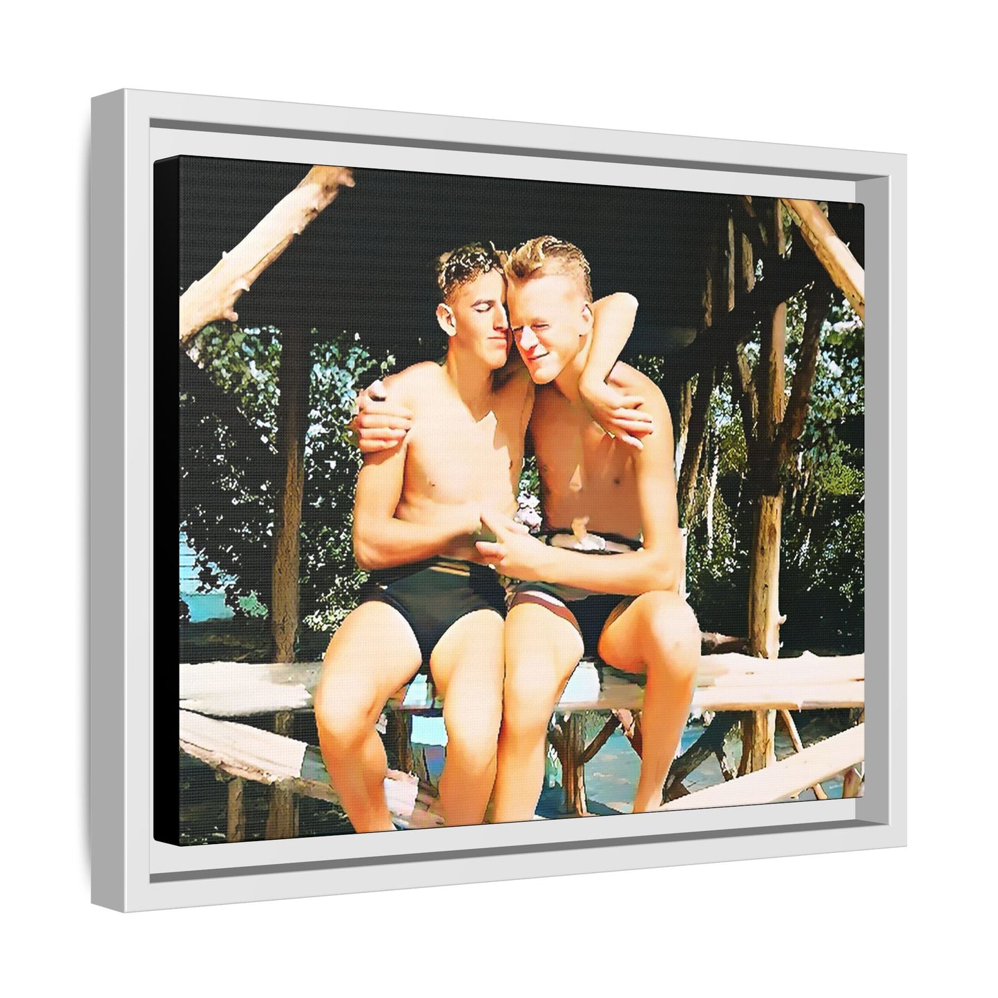 nager 011 | Framed Vintage Photo - Matte Canvas