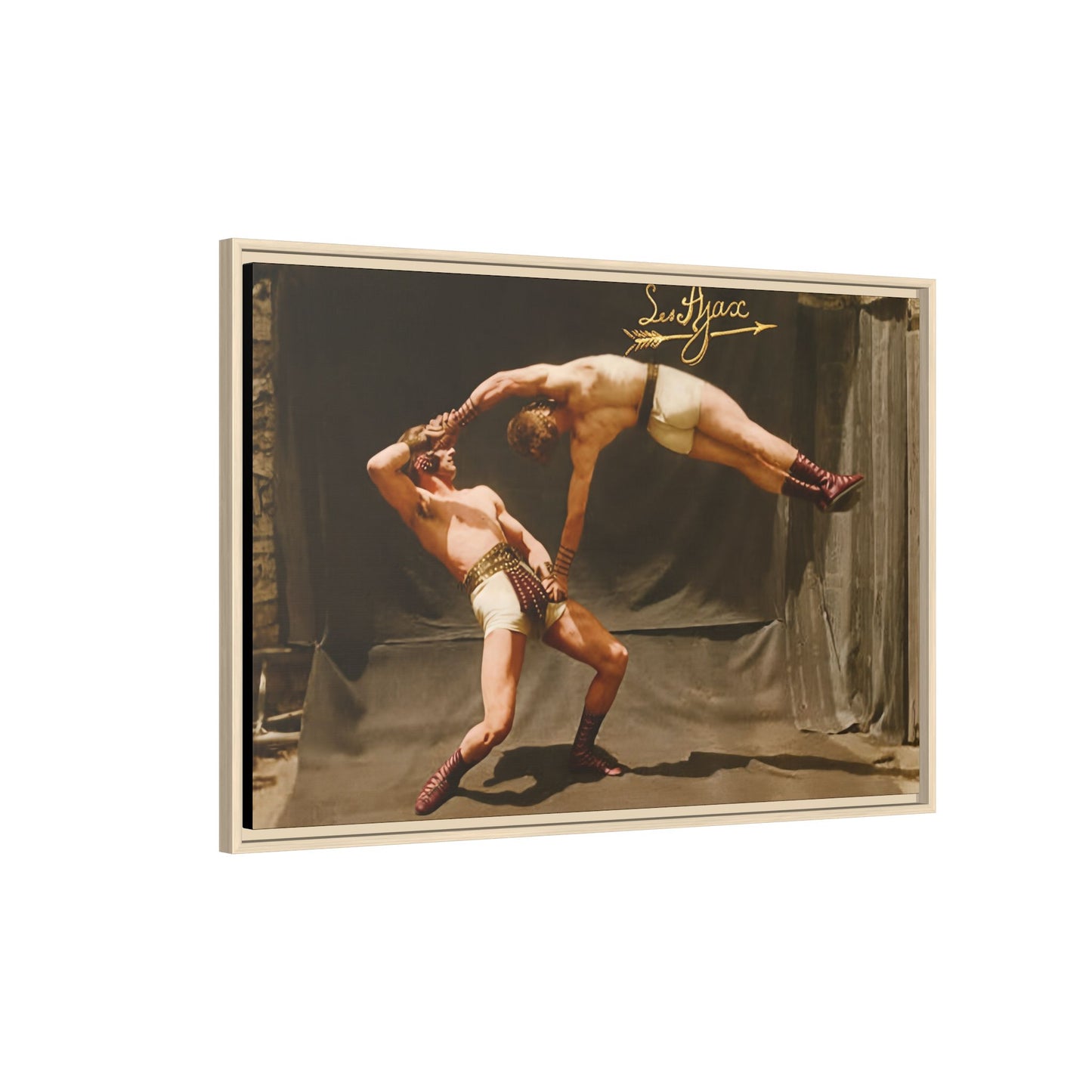 athlétisme 013 | Framed Vintage Photo - Matte Canvas