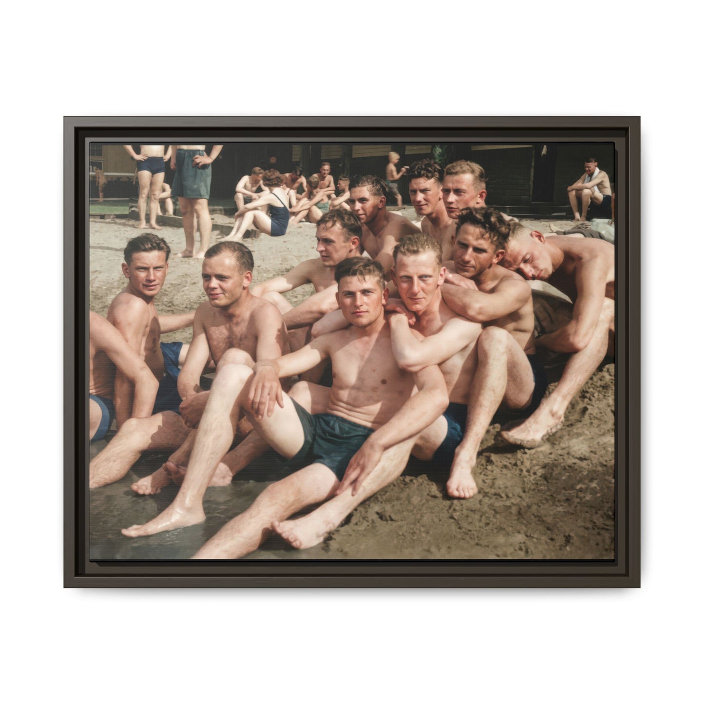 nager 012 | Framed Vintage Photo - Matte Canvas