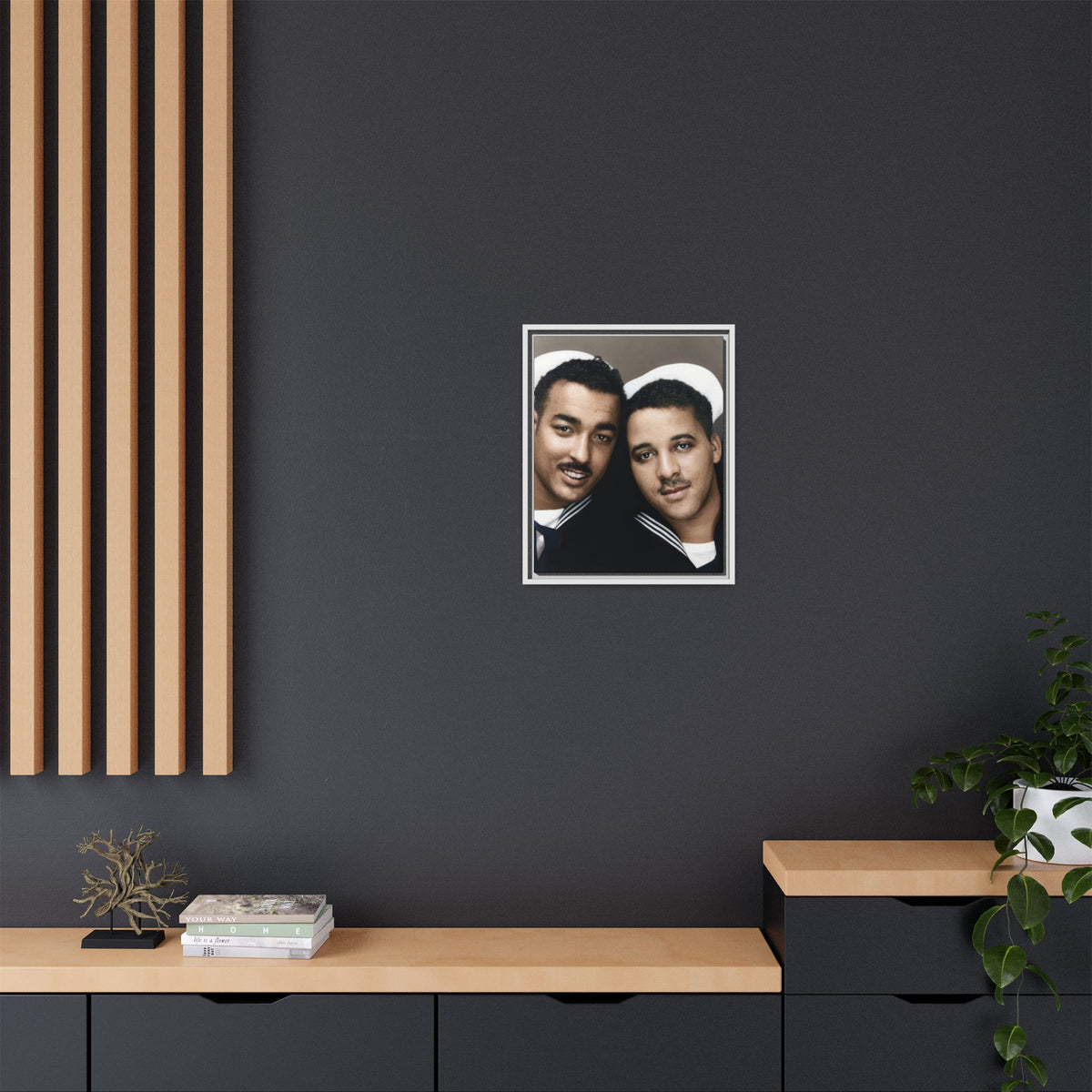 paire 157 | Framed Vintage Photo - Matte Canvas