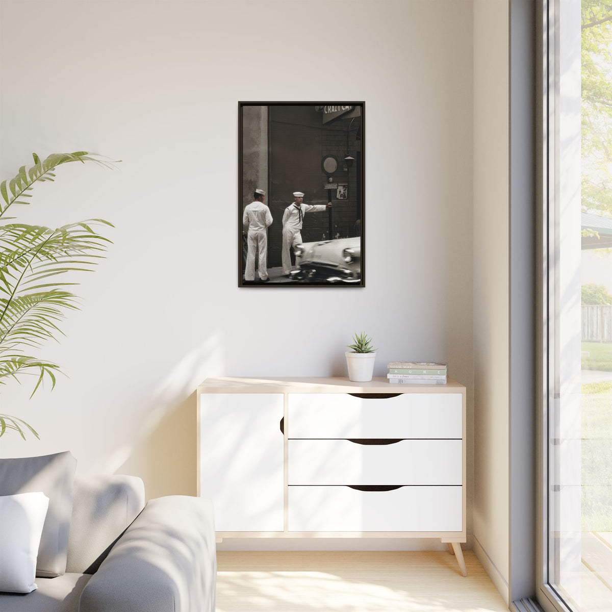 paire 151 | Framed Vintage Photo - Matte Canvas