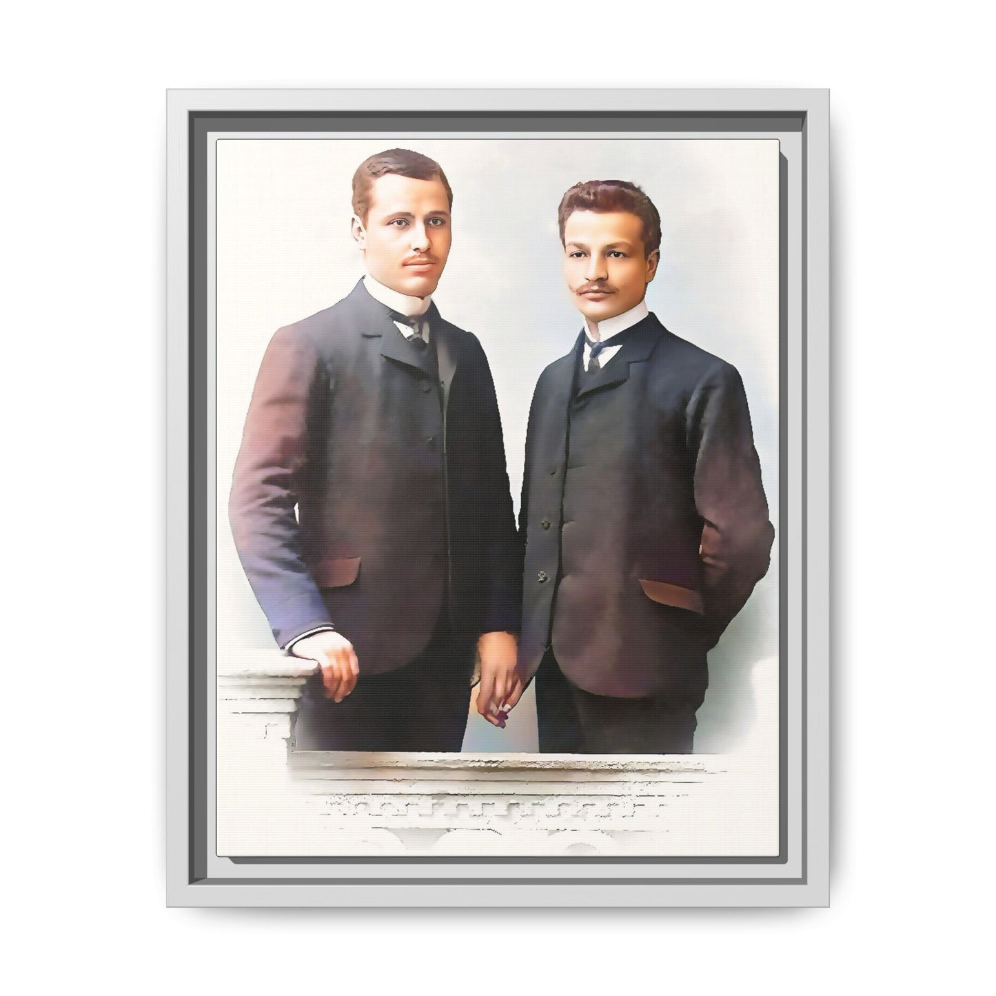 paire 012 | Framed Vintage Photo - Matte Canvas