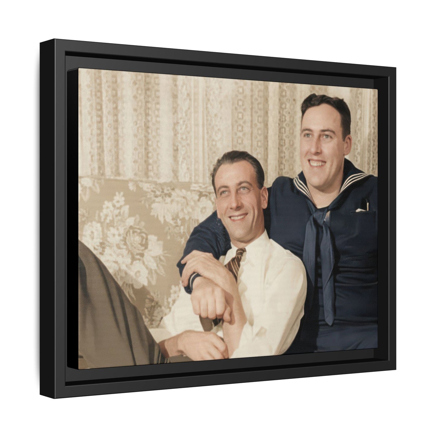 paire 108 | Framed Vintage Photo - Matte Canvas
