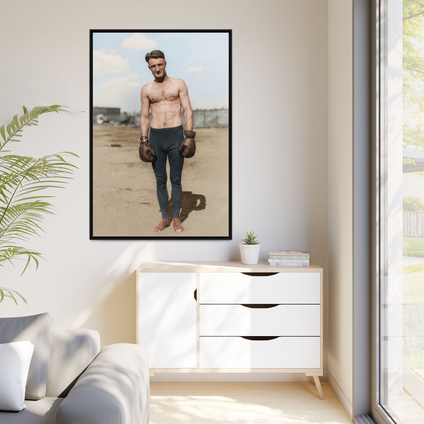 Copy of athlétisme 039 | Framed Vintage Photo - Matte Canvas