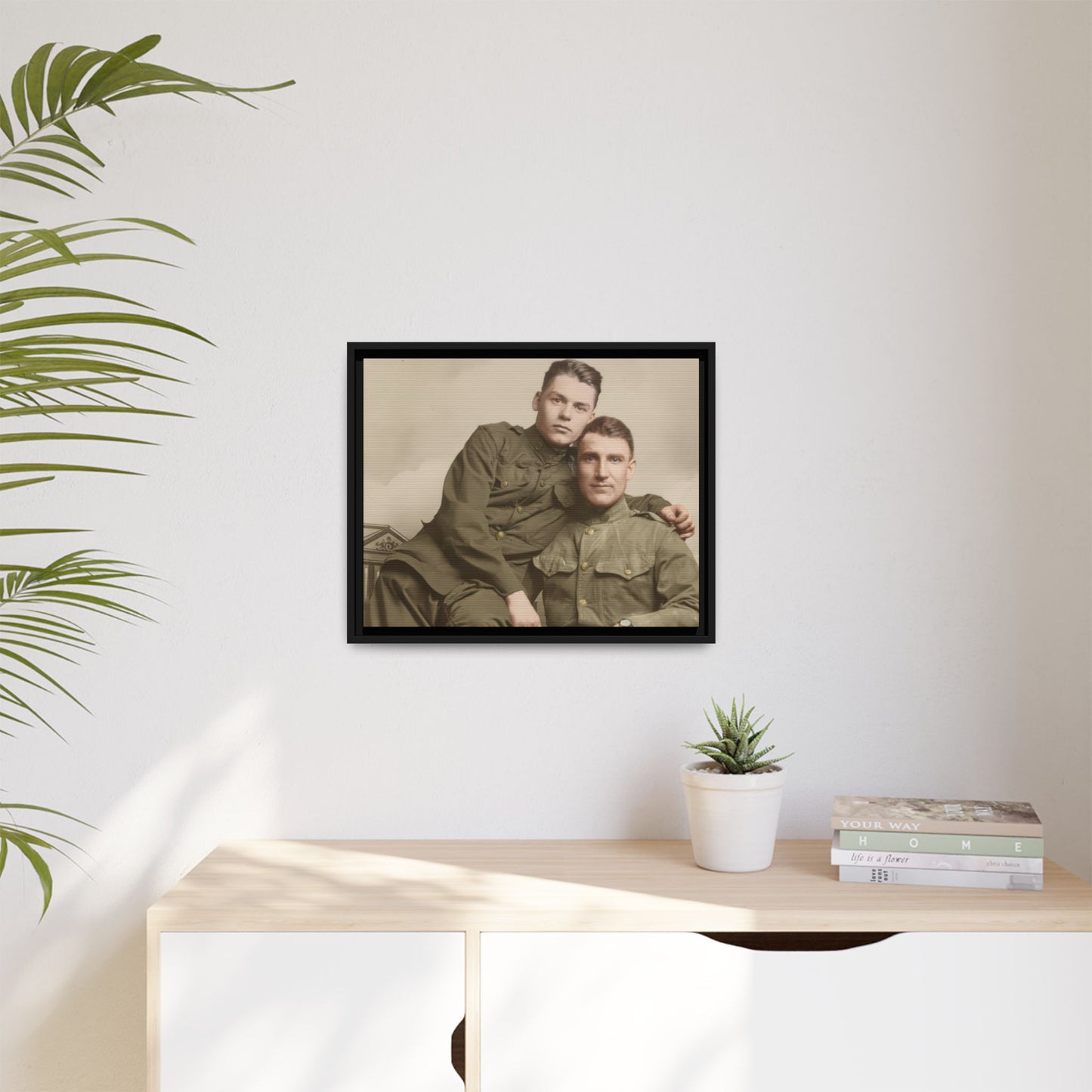 paire 026 | Framed Vintage Photo - Matte Canvas