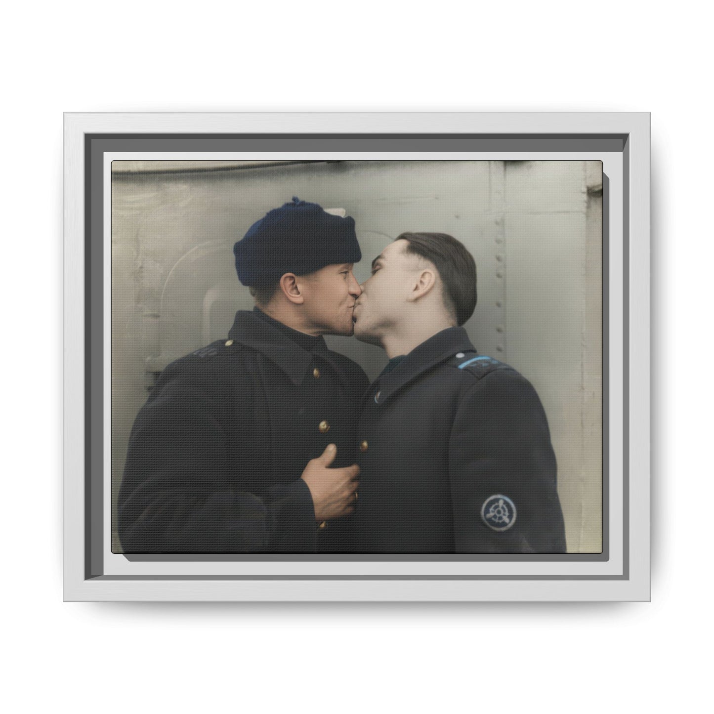 paire 004 | Framed Vintage Photo - Matte Canvas