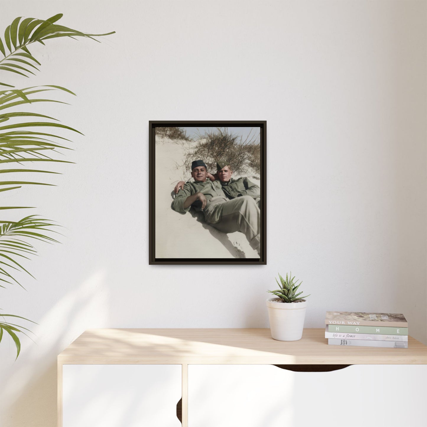 paire 098 | Framed Vintage Photo - Matte Canvas