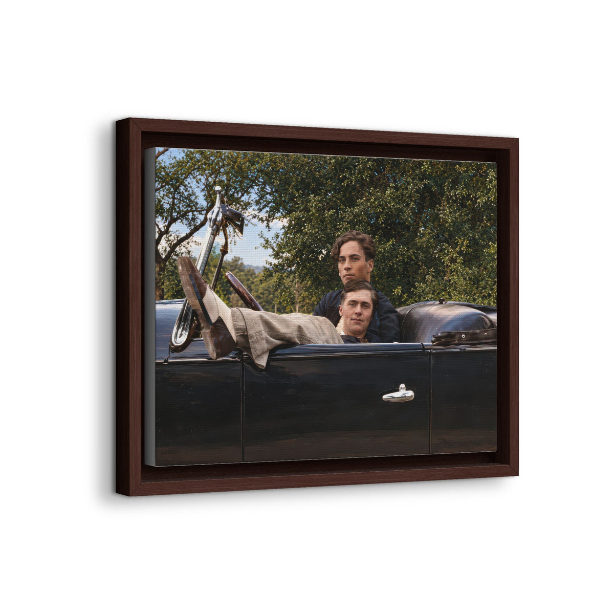 paire 164 | Framed Vintage Photo - Matte Canvas