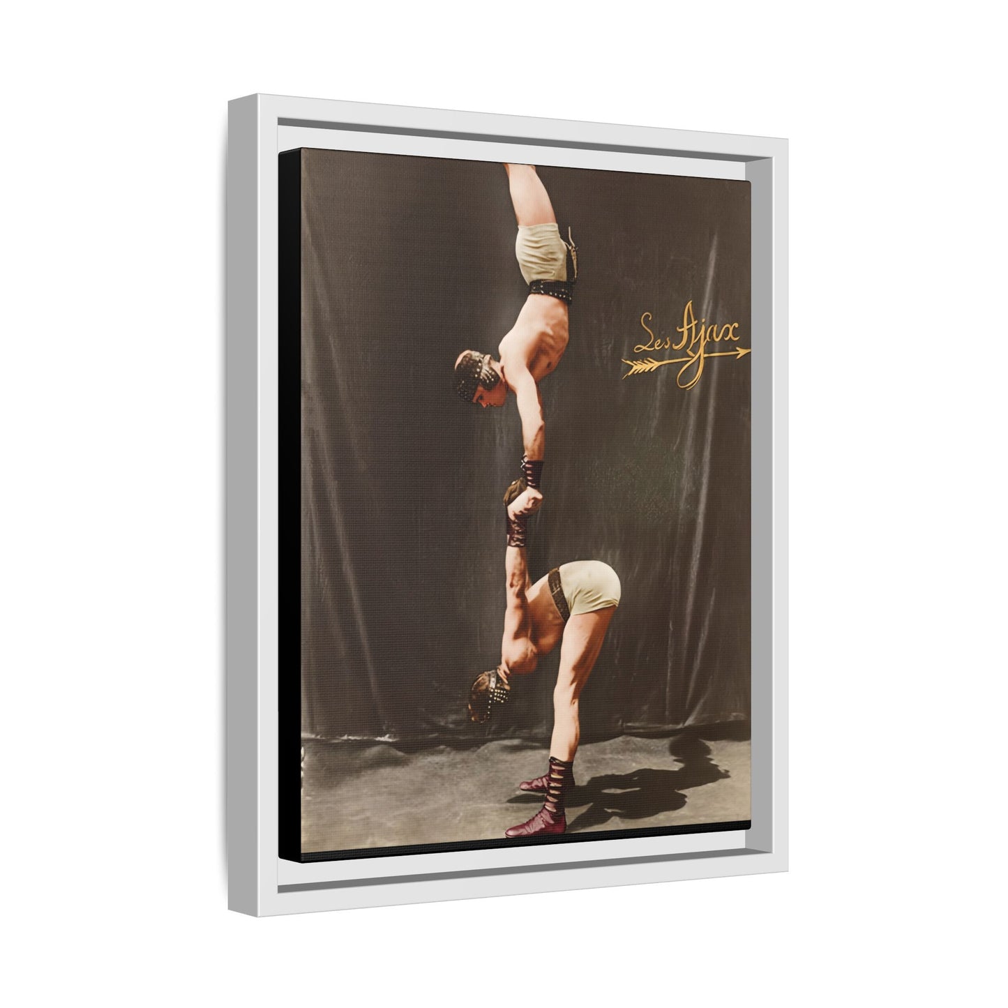 athlétisme 014 | Framed Vintage Photo - Matte Canvas