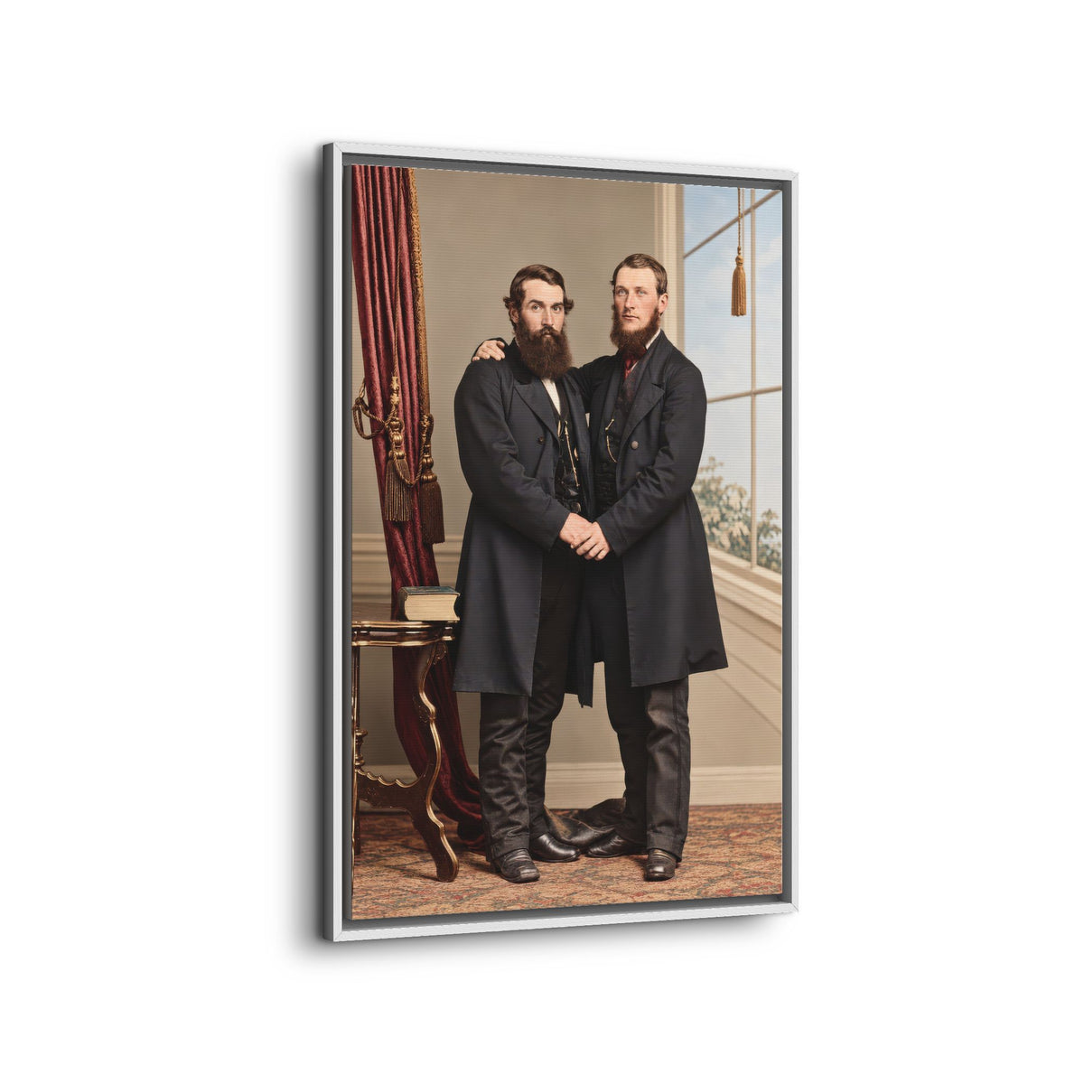 paire 022 | Framed Vintage Photo - Matte Canvas