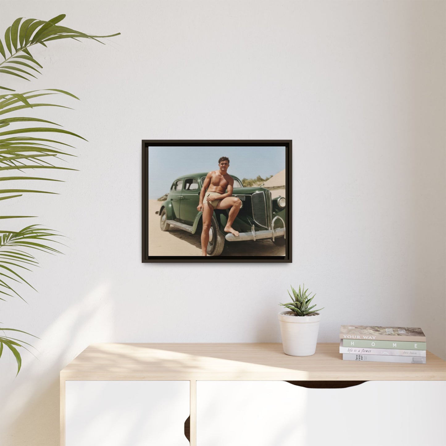 nager 022 | Framed Vintage Photo - Matte Canvas