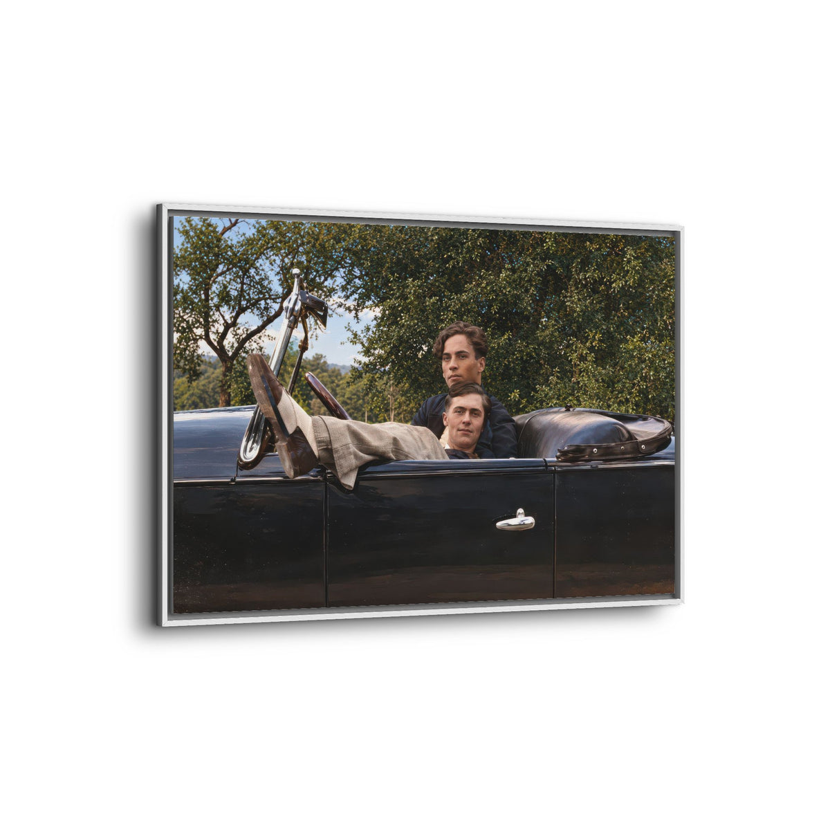 paire 164 | Framed Vintage Photo - Matte Canvas