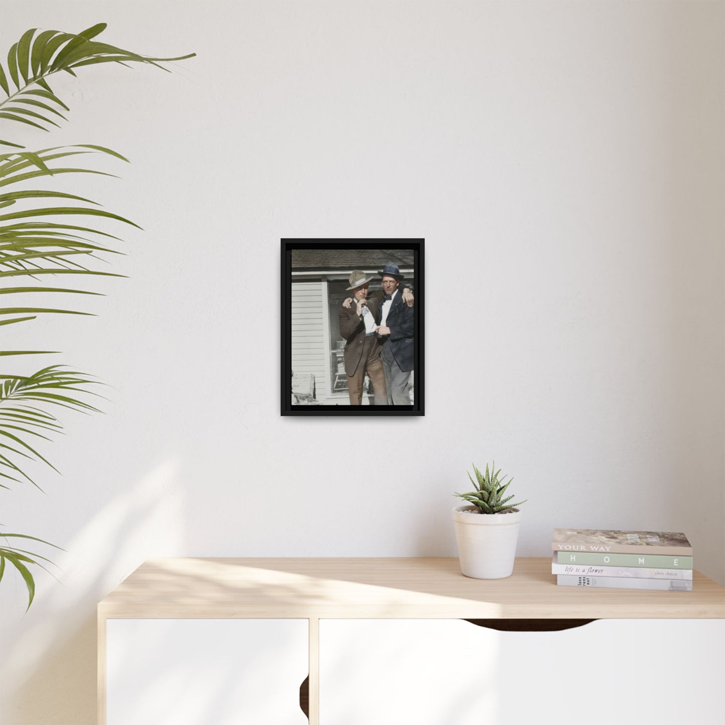 paire 041 | Framed Vintage Photo - Matte Canvas