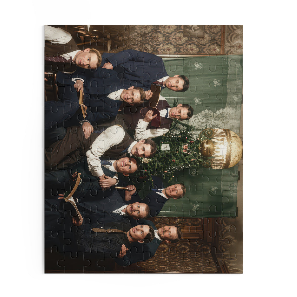 Men with Books at Christmas Jigsaw Puzzle | LGBTQ+ Heritage | hommes 001