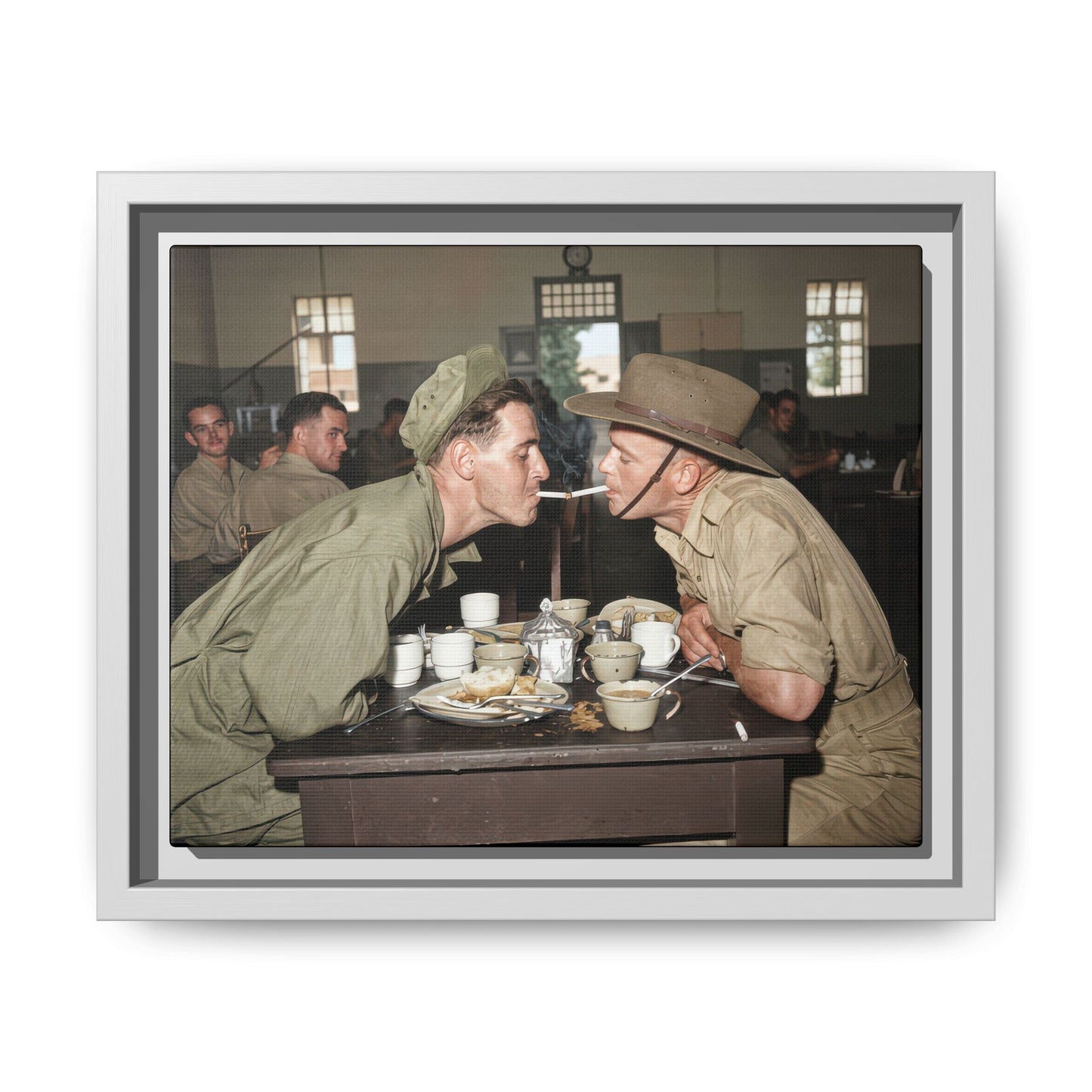 paire 143 | Framed Vintage Photo - Matte Canvas