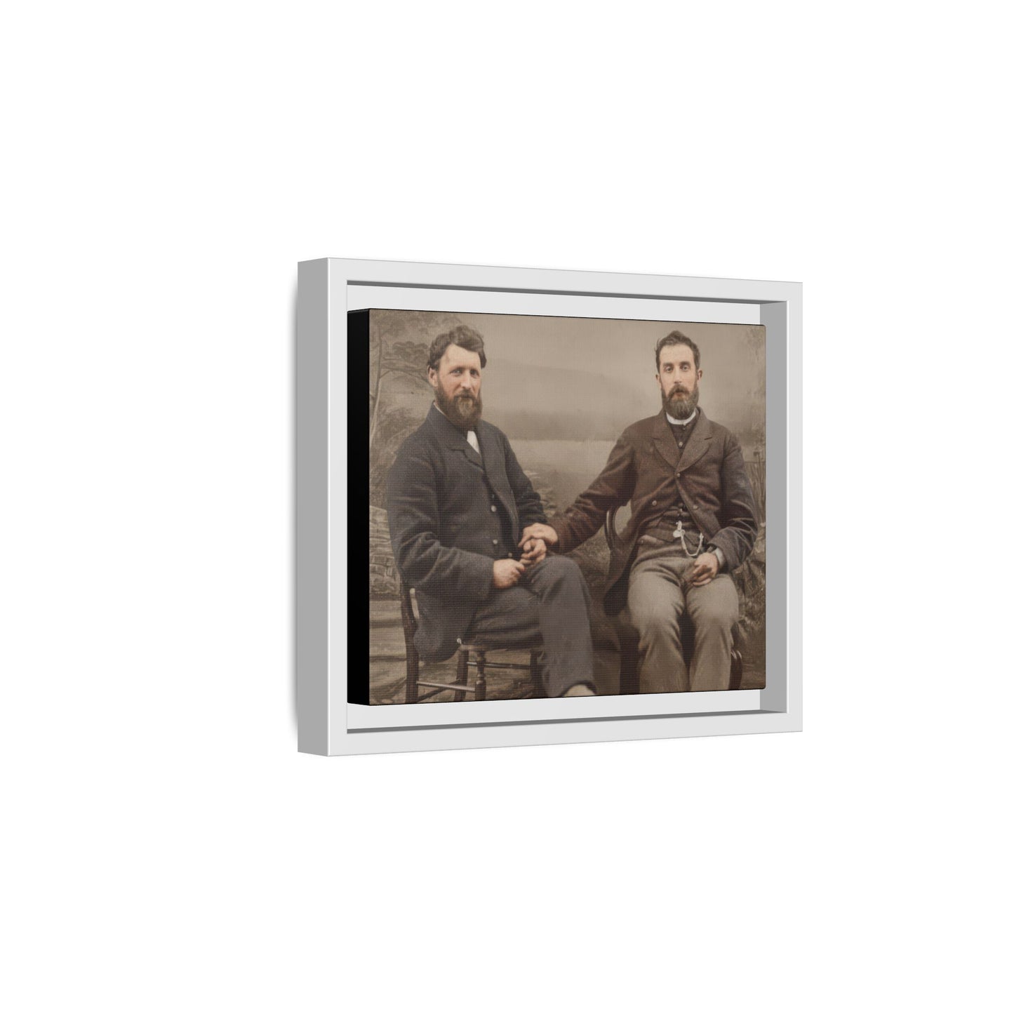 paire 110 | Framed Vintage Photo - Matte Canvas