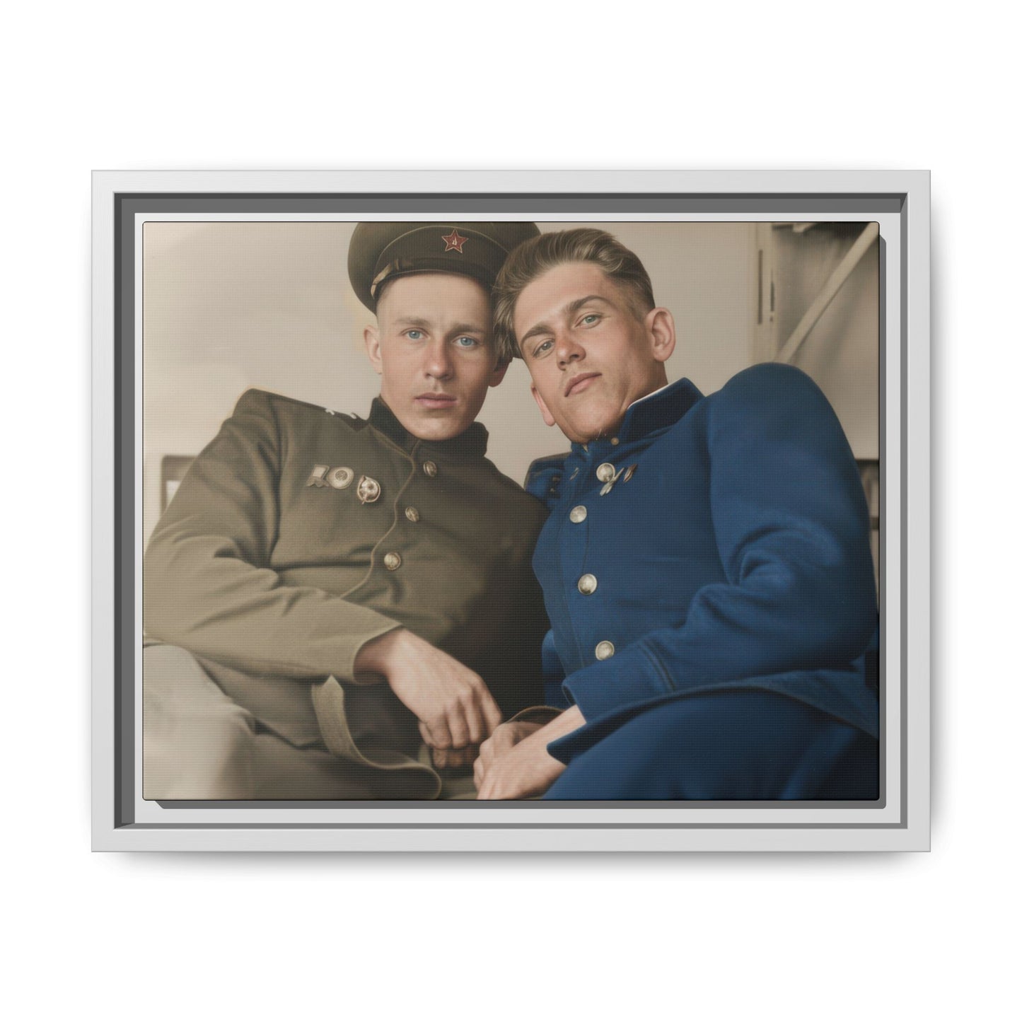 Soviet Gay Soldiers in bed