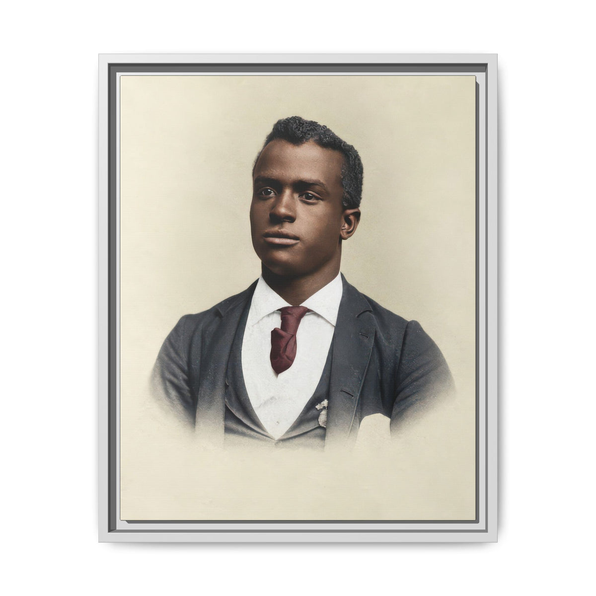 celibataire 027 | Framed Vintage Photo - Matte Canvas