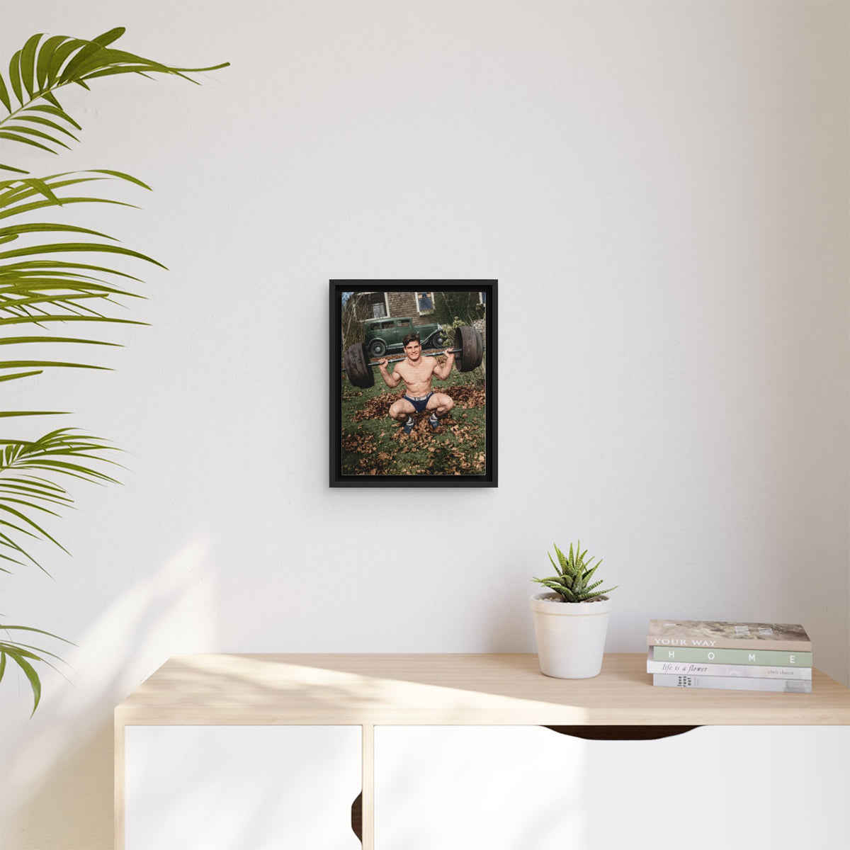 athlétisme 051 | Framed Vintage Photo - Matte Canvas